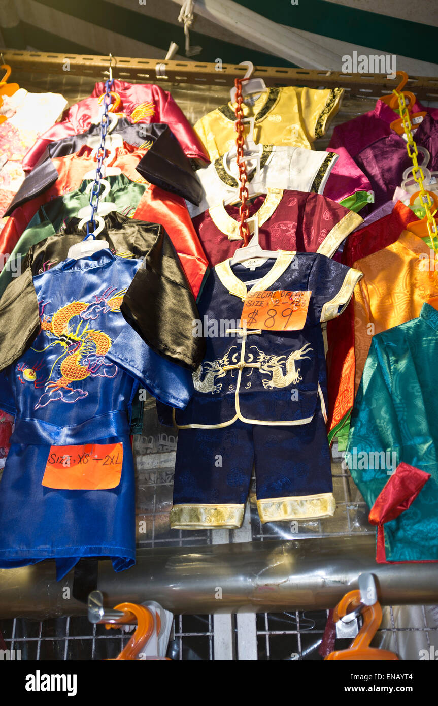 dh Stanley market STANLEY HONG KONG Chinese silk clothing kids clothes price tag Stock Photo Alamy