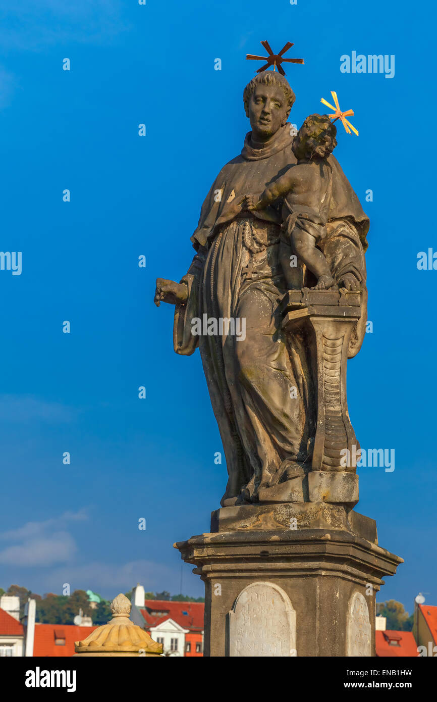 St. Anthony of Padua, Prague, Czech Republic Stock Photo