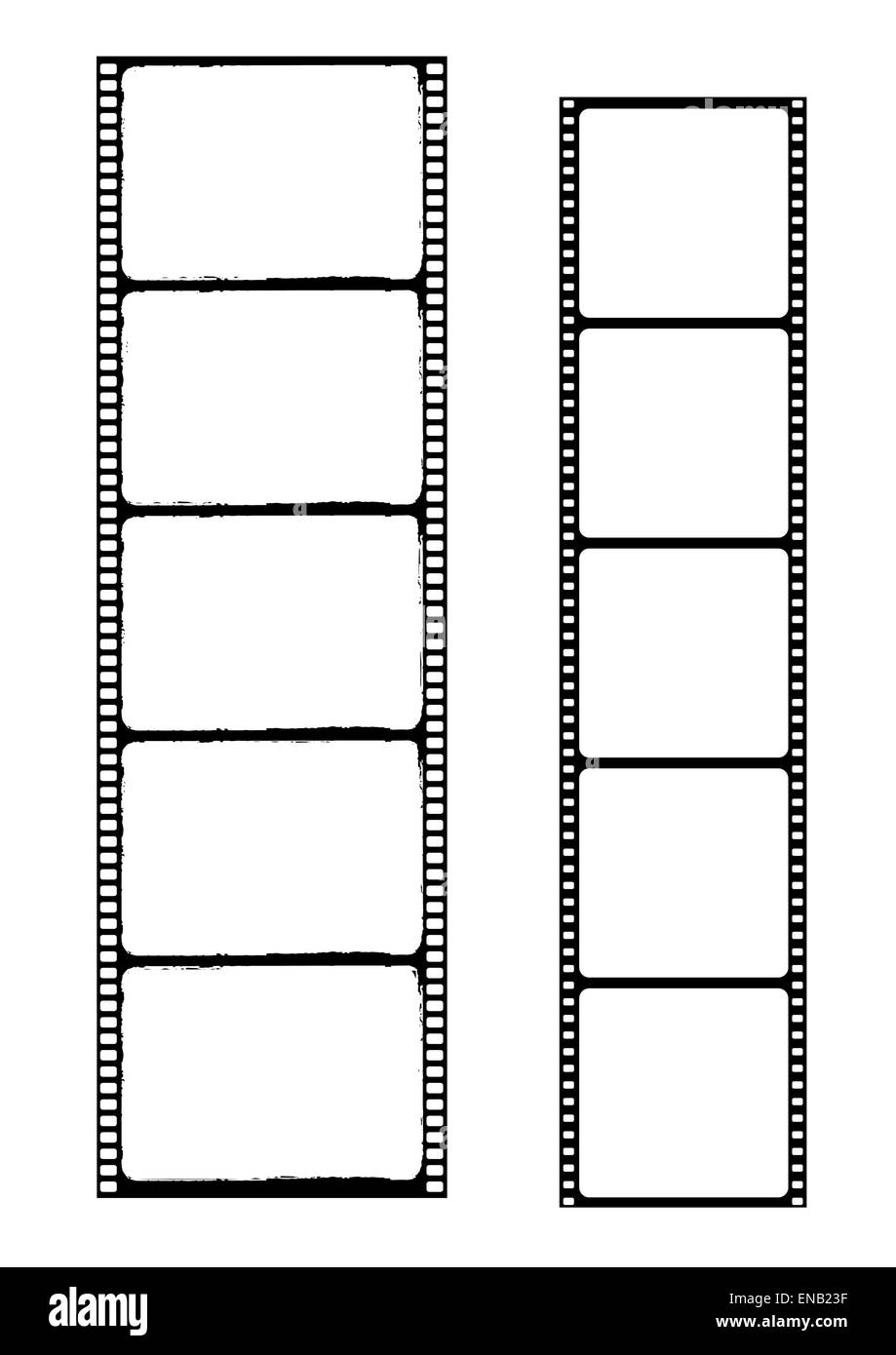 Illustration of the film strip - vector Stock Vector