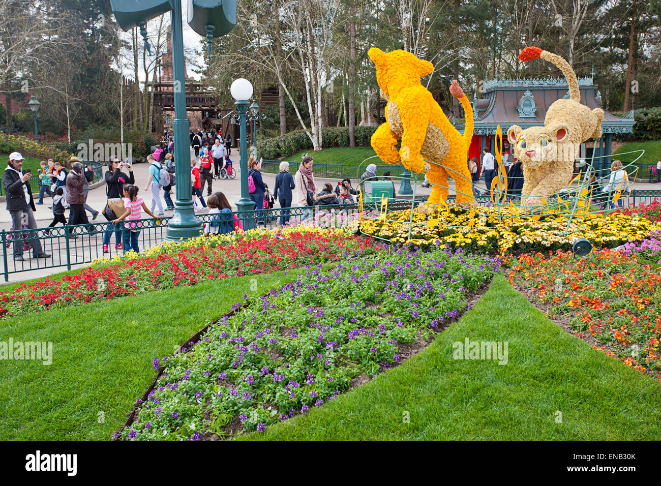 Fantasyland, Disneyland - Simba the Lion Stock Photo