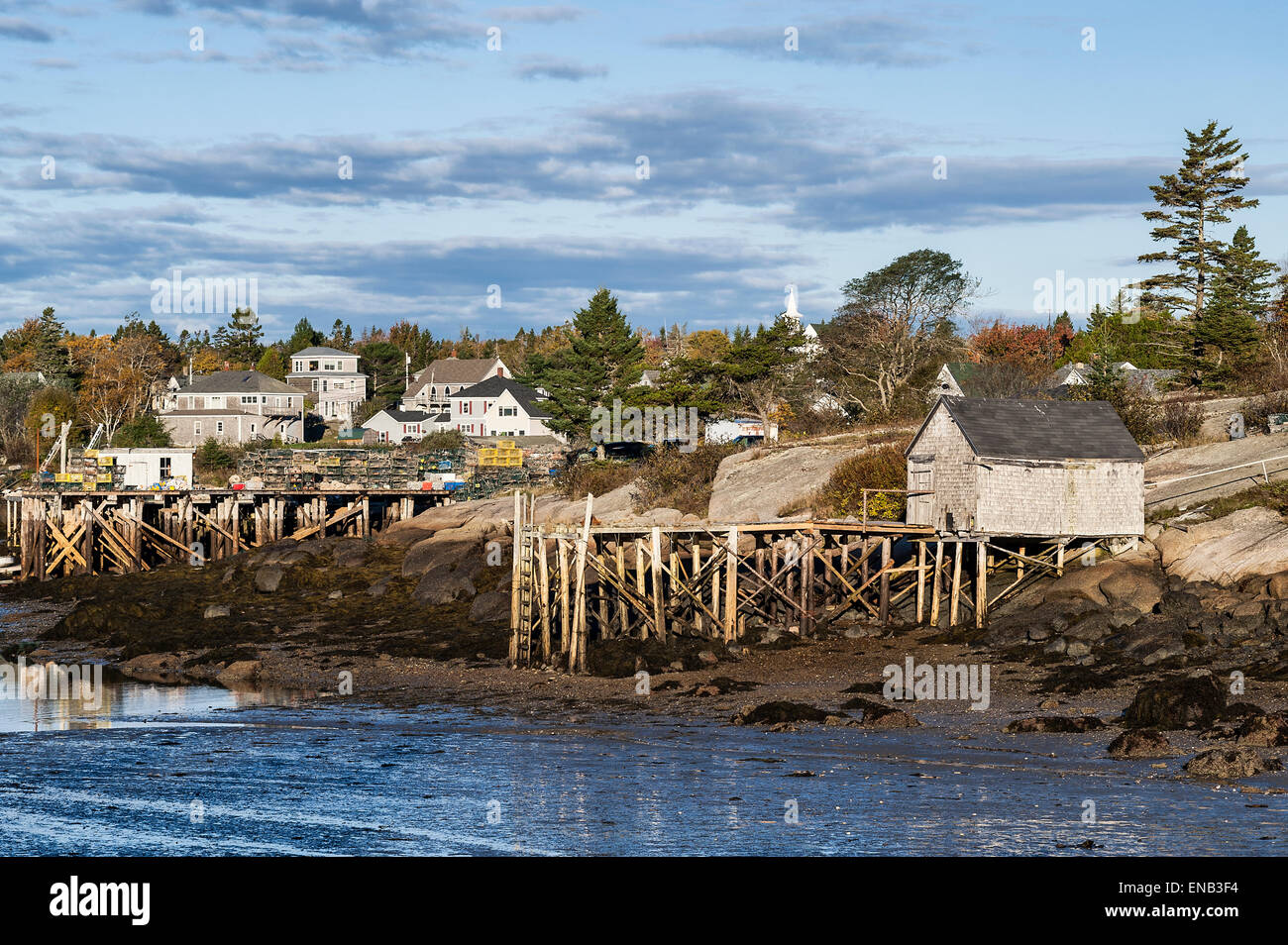 Corea Harbor, Maine, USA Stock Photo Alamy