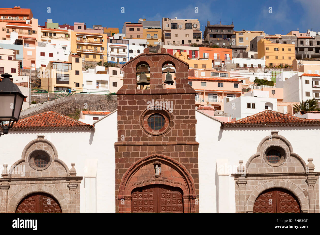 Church Iglesia de La Asunción at the island capital  San Sebastian de La Gomera, La Gomera, Canary Islands, Spain, Europe Stock Photo