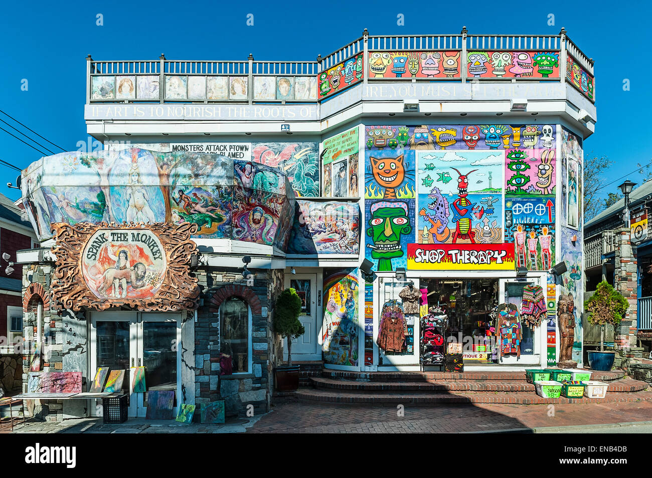 Shop Therapy, Provincetown, Cape Cod, Massachusetts, USA Stock Photo