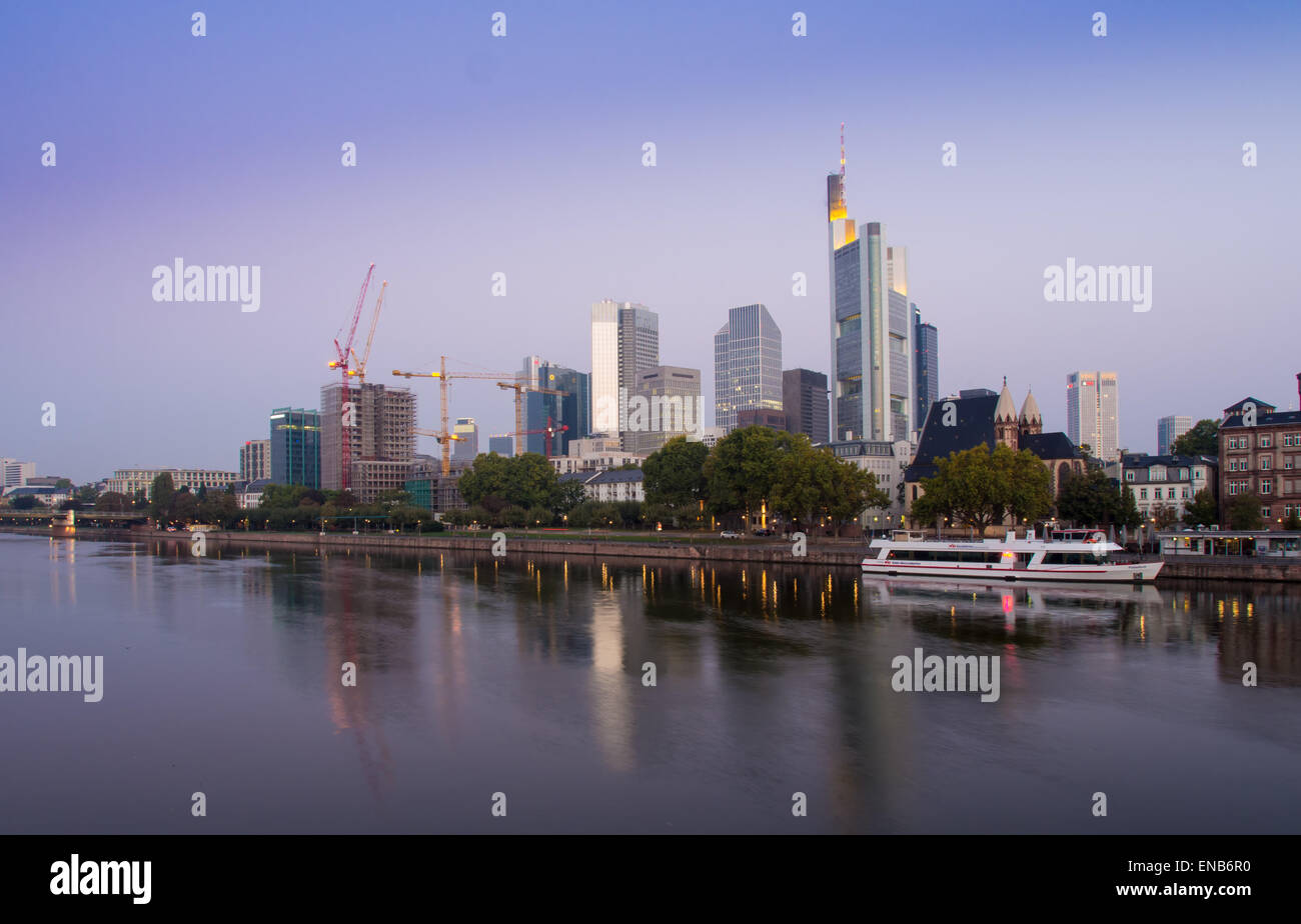Panorama frankfurt skyline on hi-res stock photography and images - Alamy