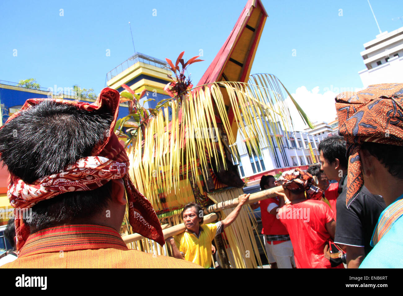 Torajah Communal Ritual Jesus pig hi-res stock photography and images - Alamy