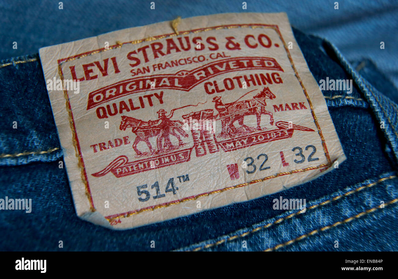 Levi Strauss and Co Denim Jeans Stock Photo - Alamy