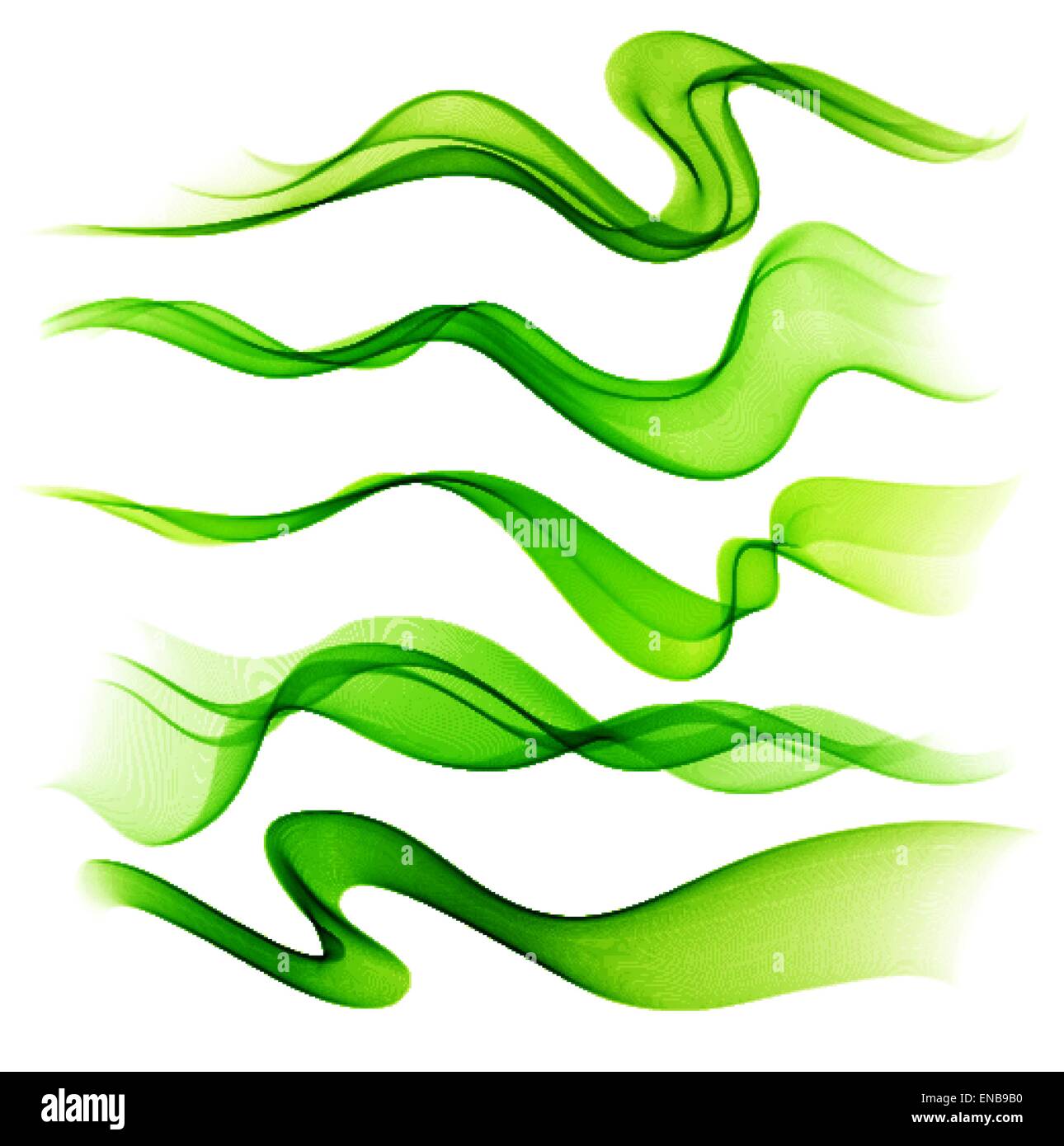 Line Color Smoke Vector Set of color Abstract smoke curved lines Stock Vector Image ...