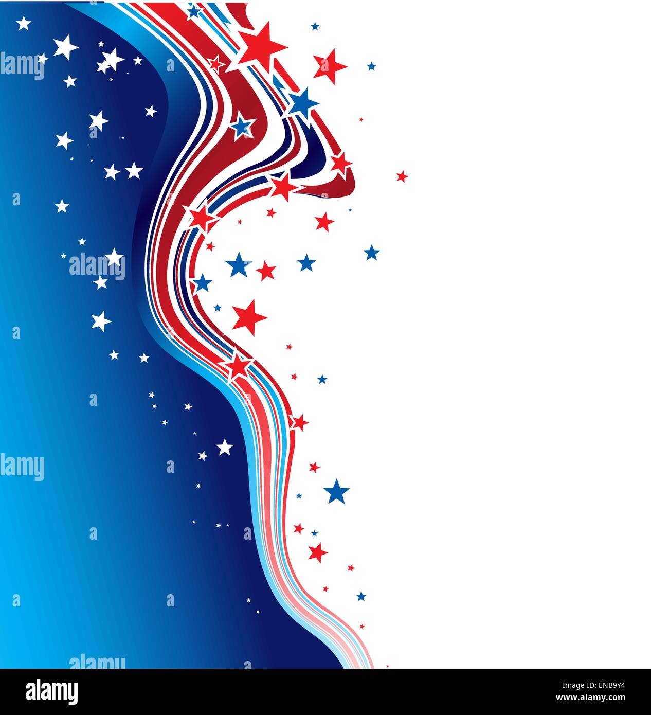 Vector illustration Independence Day patriotic background star pattern Stock Vector