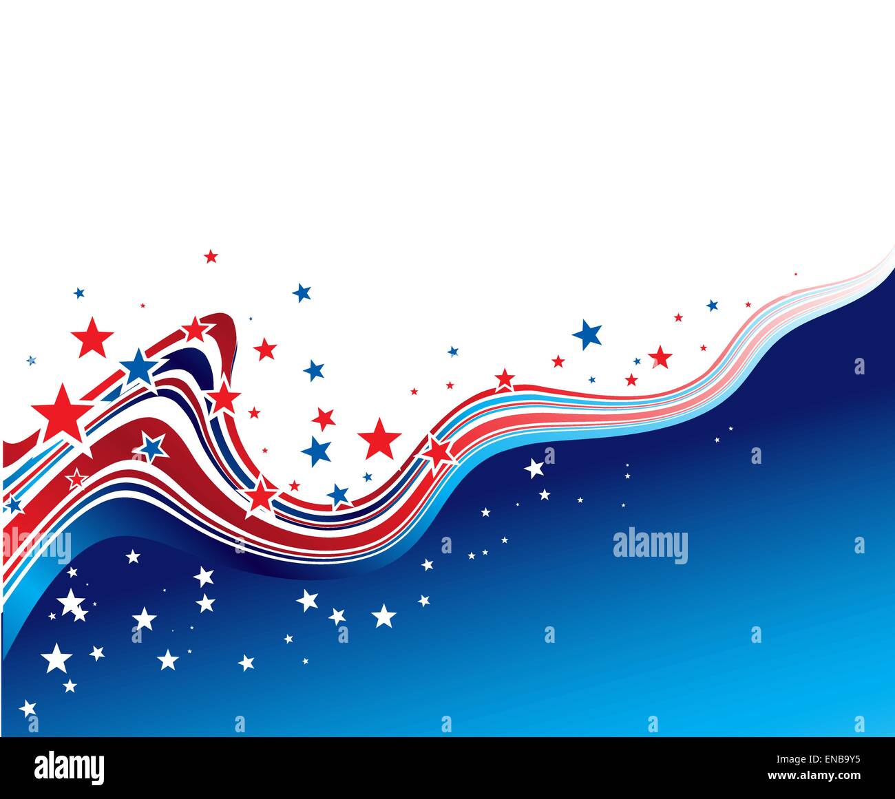 Vector illustration Independence Day patriotic background star pattern Stock Vector