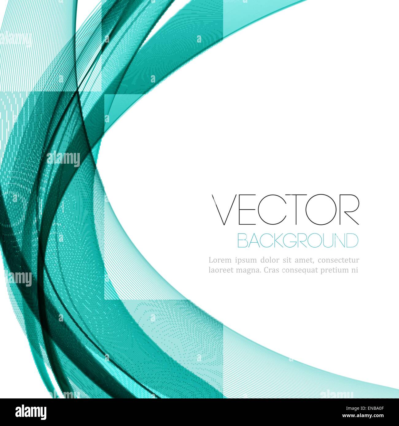 Vector Abstract color lines background. Template leaflet design Stock