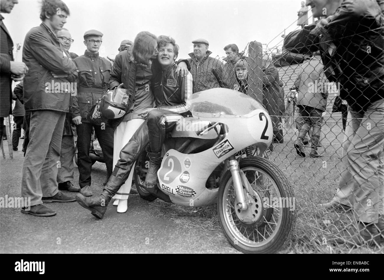 The International Isle of Man TT 350cc Junior Race, 7th June 1971. Stock Photo