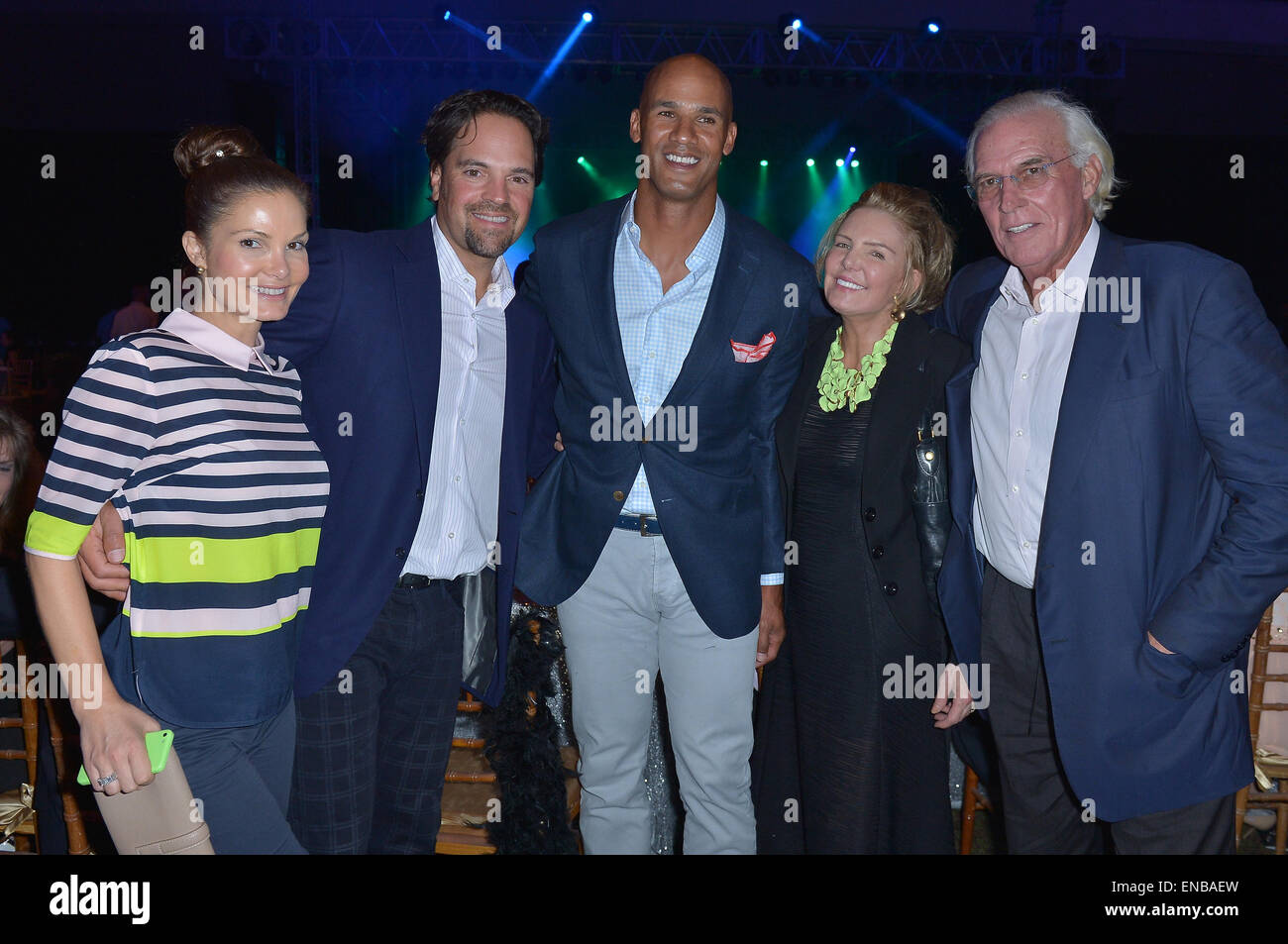 14th Annual Footys Bubbles And Bones Gala at Westin Diplomat  Featuring: Alicia Rickter,Mike Piazza,Jason Taylor,Lesley Visser,Bob Kanuth Where: Hollywood, Florida, United States When: 25 Oct 2014 Stock Photo