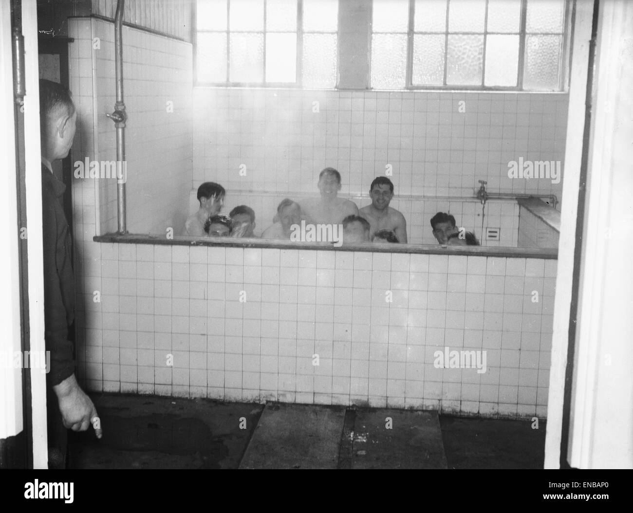 Changing rooms men Black and White Stock Photos & Images - Alamy