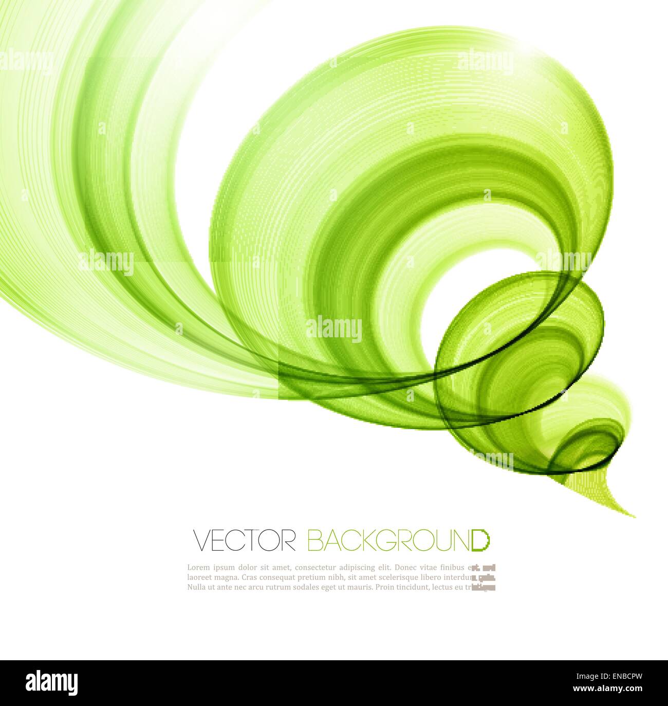 Vector Abstract twist waves  background. Template brochure design Stock Vector