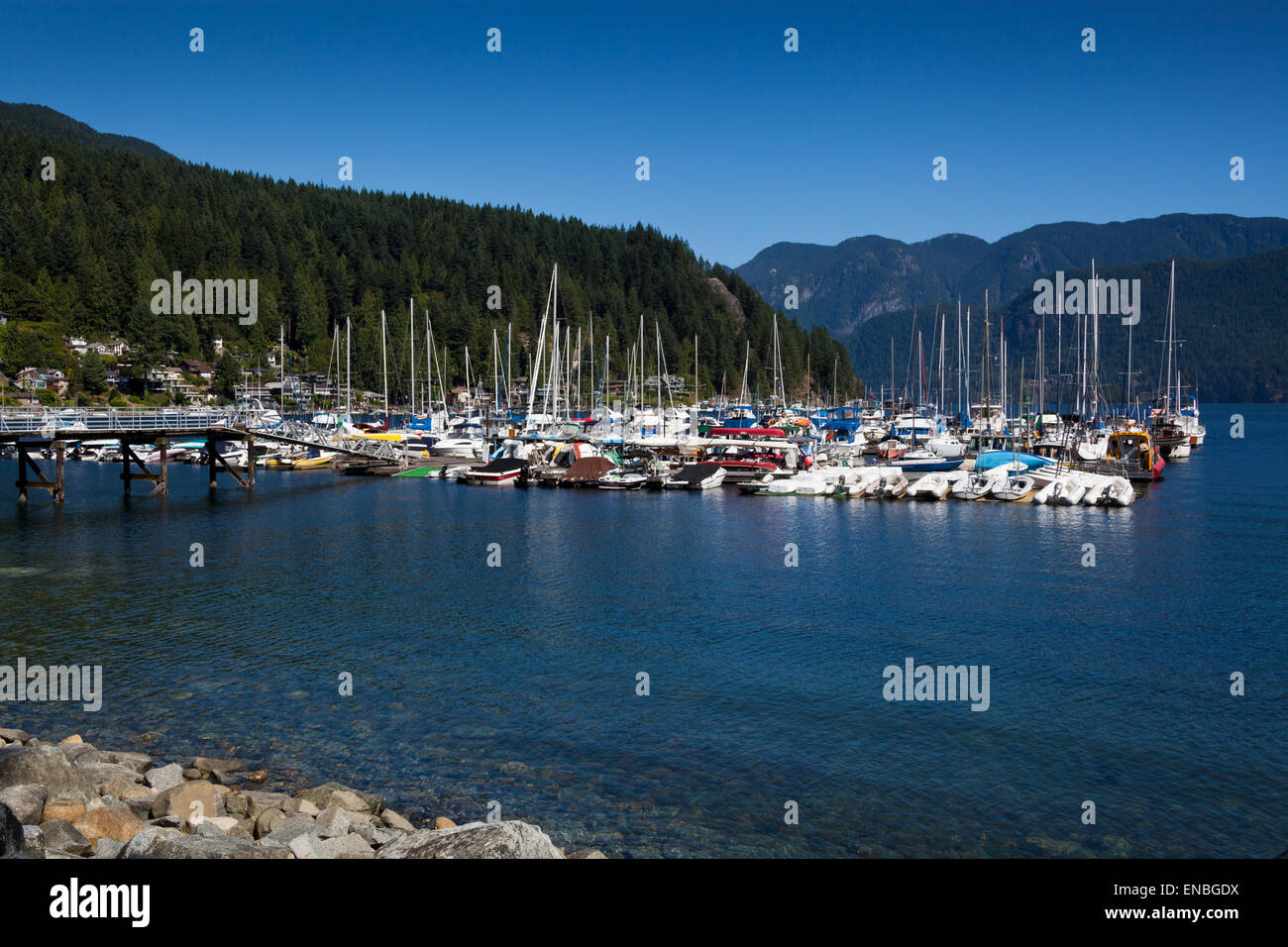 Deep Cove harbour British Columbia, Canada Stock Photo Alamy