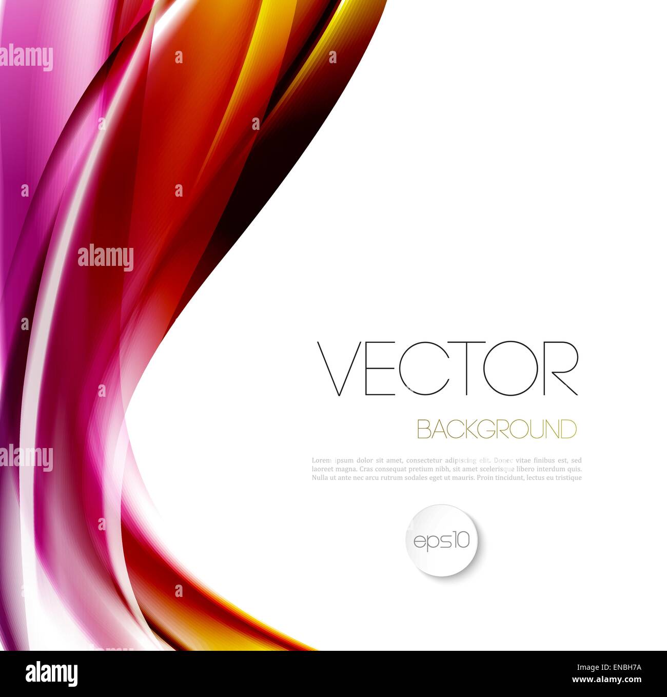 Vector Abstract wave template background brochure design Stock Vector ...