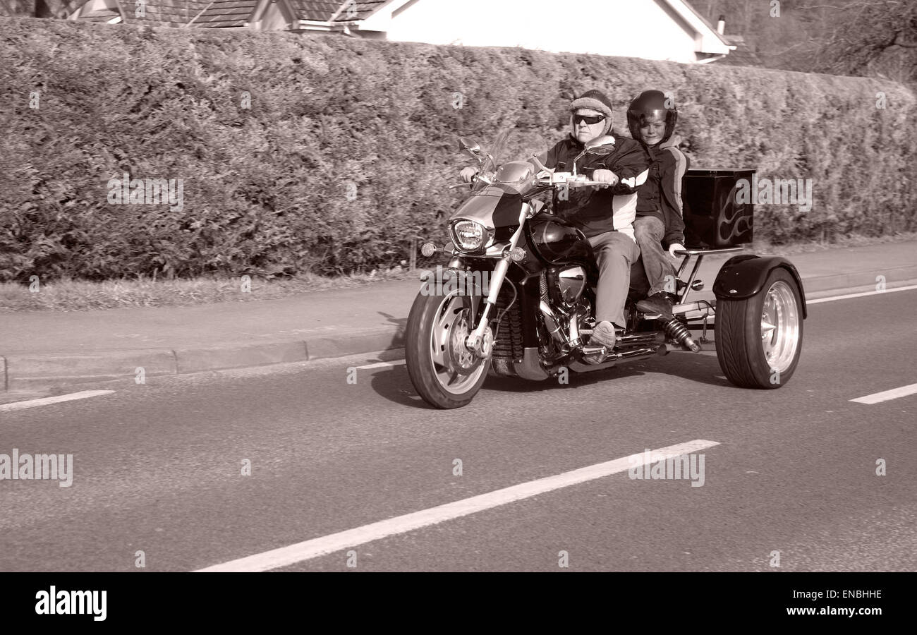 riding a trike motorcycle