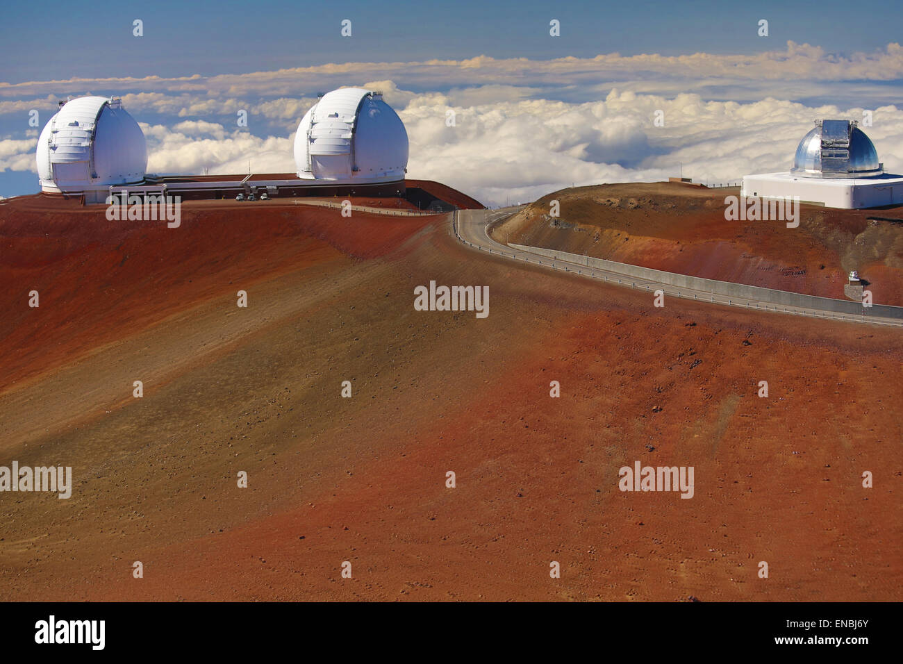 Mauna Kea Observatory Stock Photo Alamy