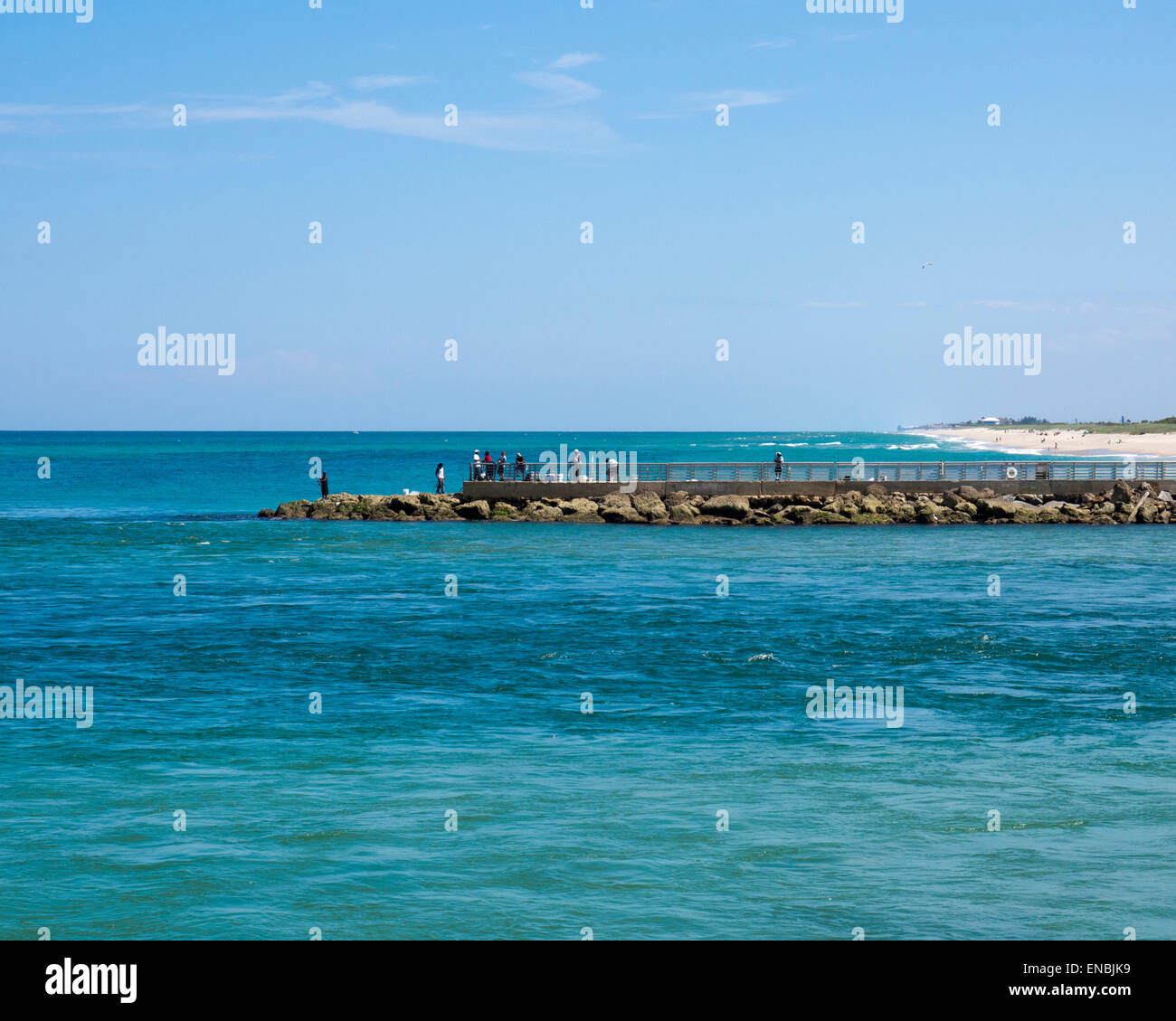 Sebastian Inlet State Park in Florida - Brevard and Indian River Counties Stock Photo