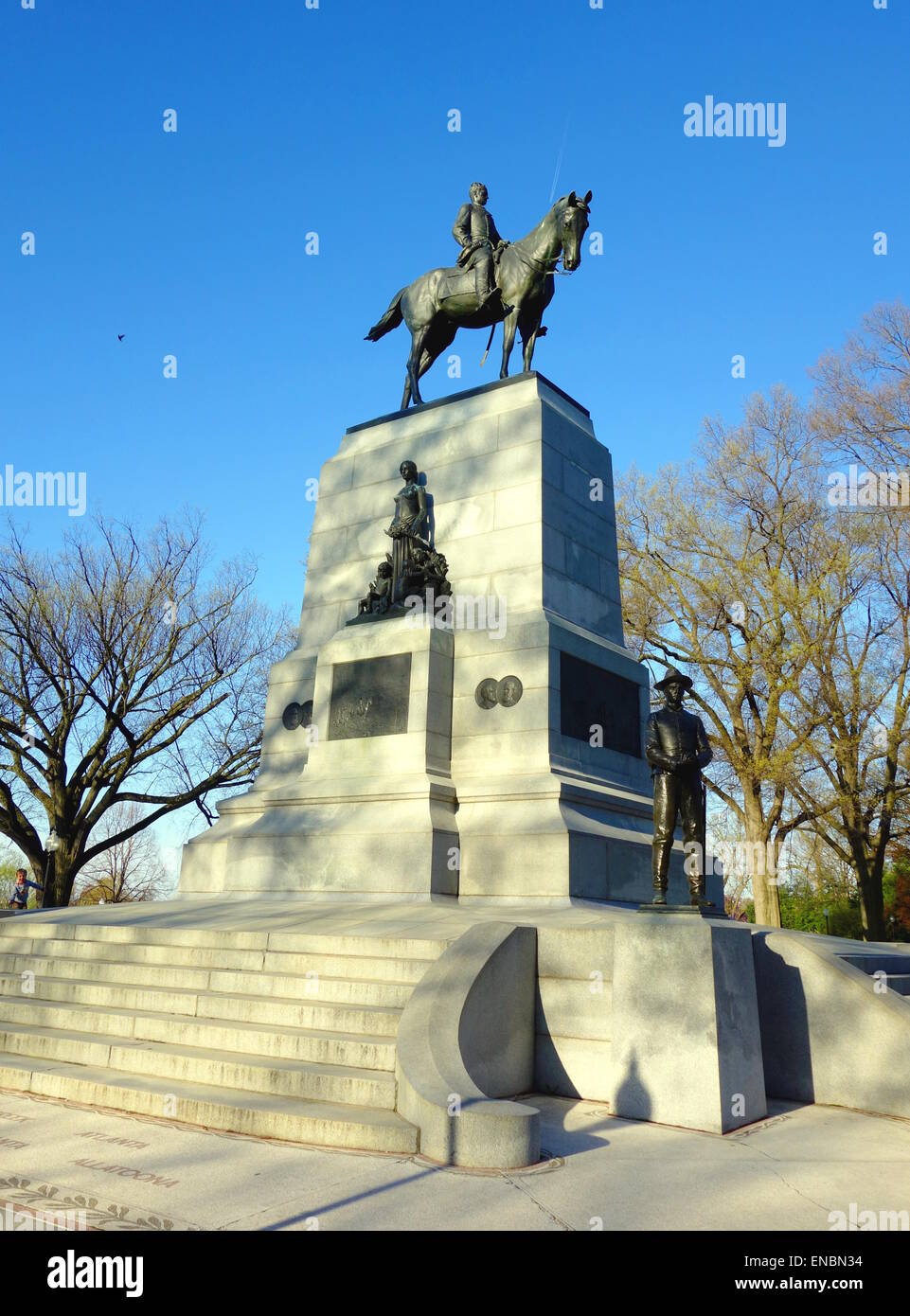 Sherman monument in Washington DC Stock Photo - Alamy