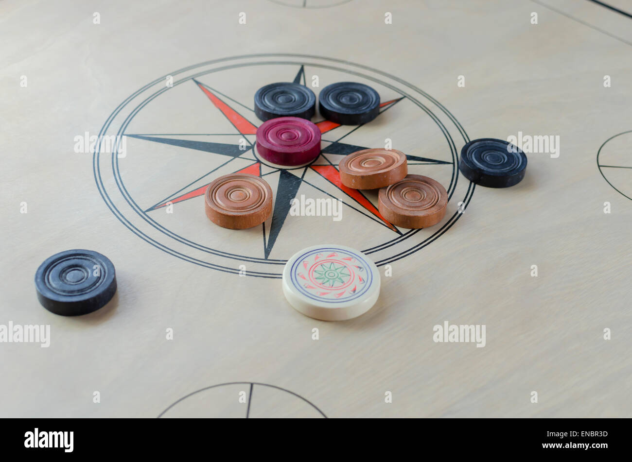 Carrom is a popular indoor game in India Stock Photo Alamy