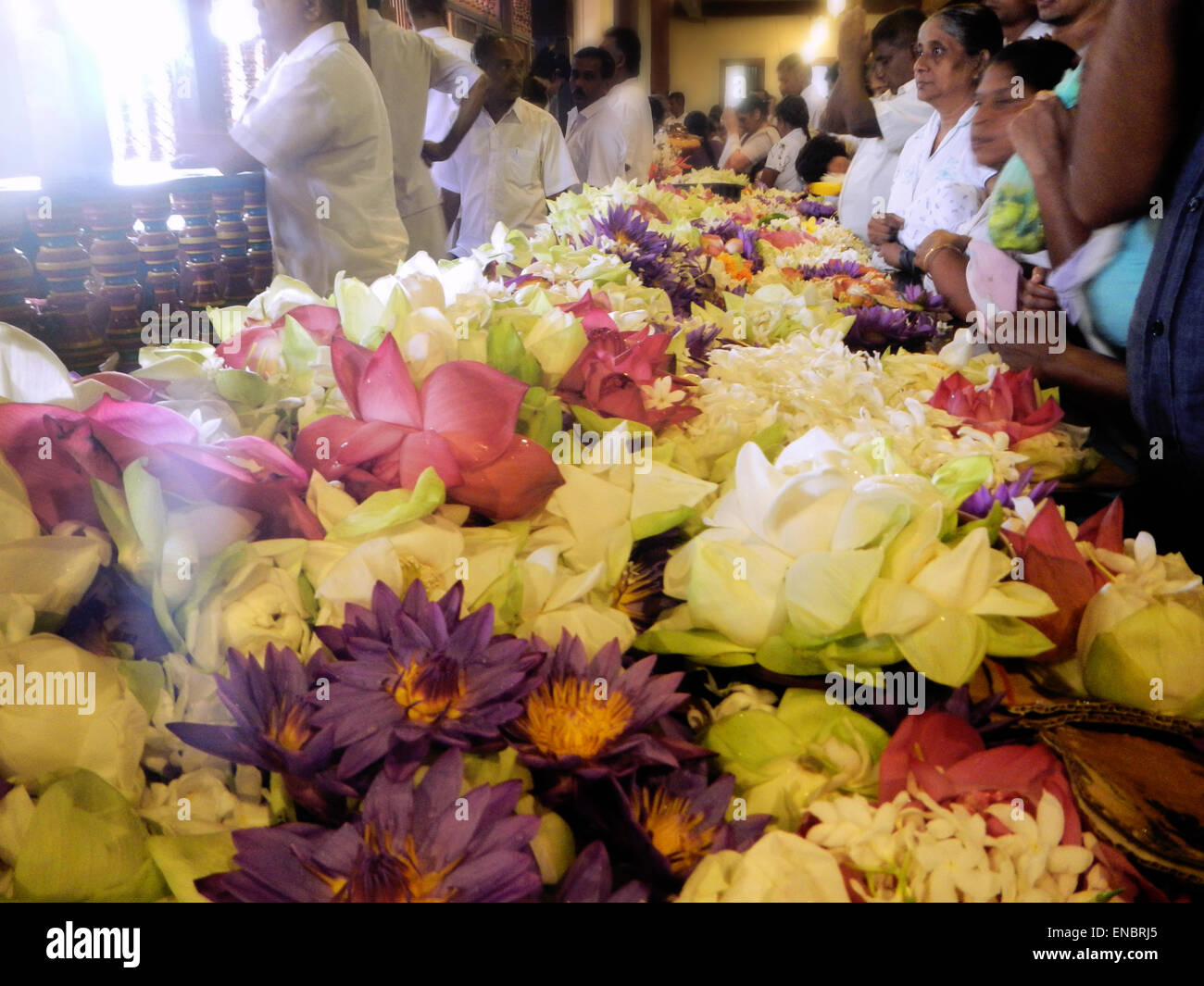 Temple Flower Decoration Festival Stock Photos Temple Flower
