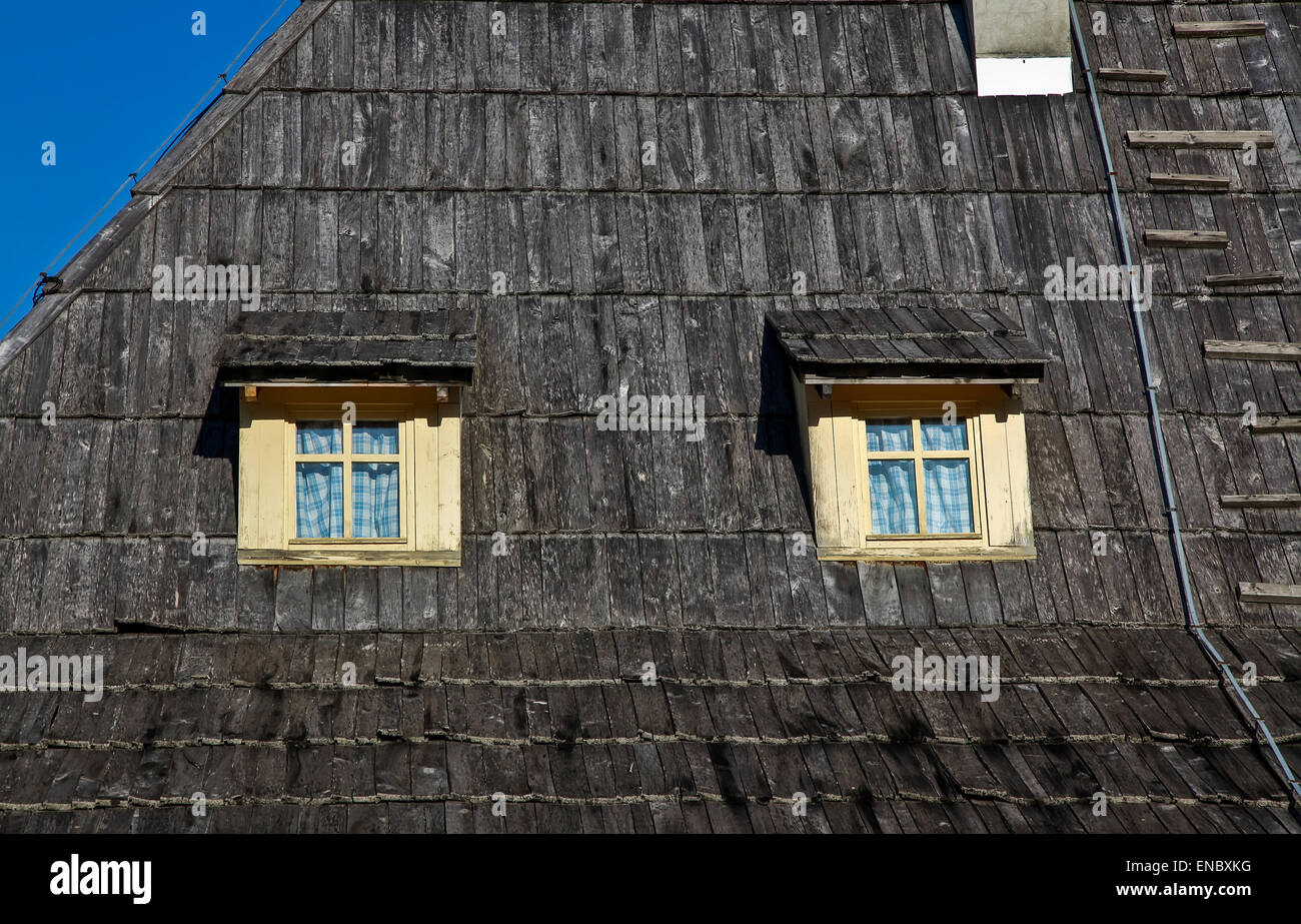 Roof and windows Stock Photo Alamy