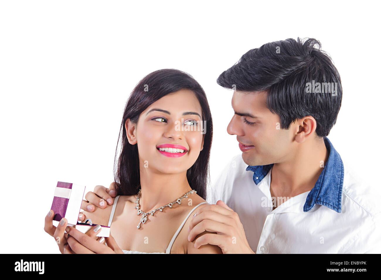 2 indian Married Couples ring Anniversary Gift Stock Photo Alamy