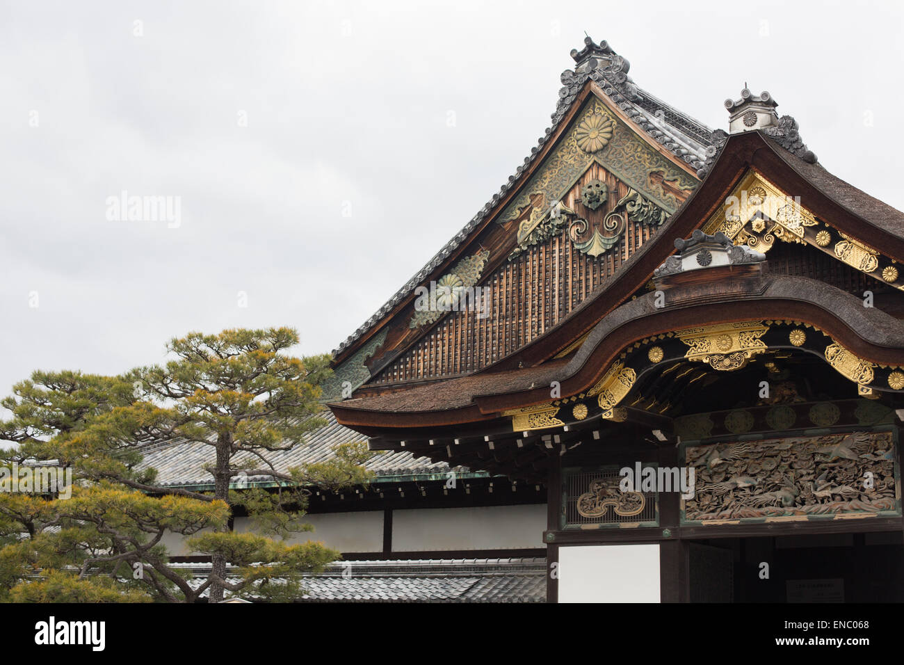 Ninomaru Palace at Nijō Castle, Kyoto, Japan. Stock Photo