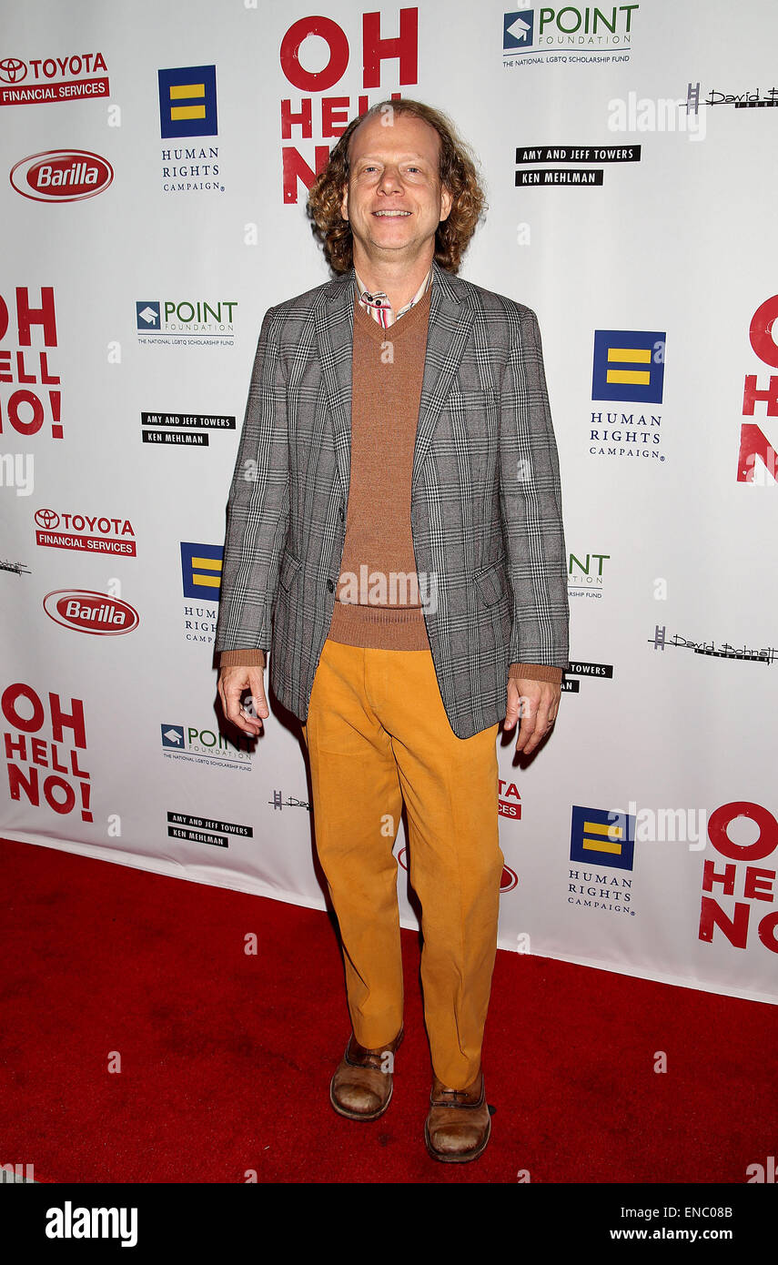 David Mixner's 'Oh Hell No!' event to benefit The Point Foundation, held at New World Stages - Arrivals.  Featuring: Bruce Cohen Where: New York, New York, United States When: 28 Oct 2014 Stock Photo