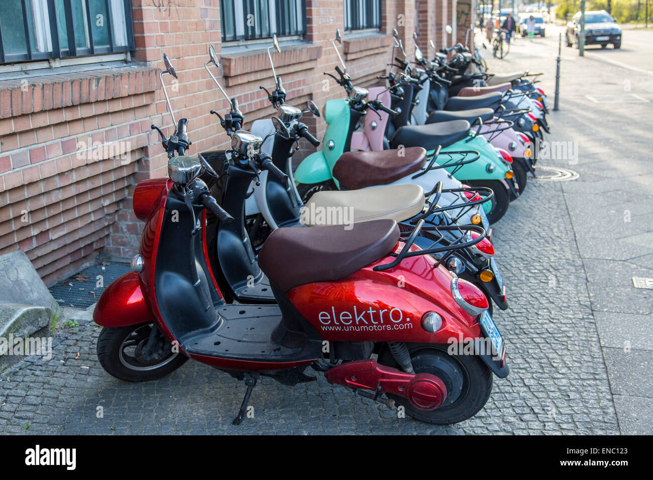 Electric scooters hires stock photography and images Alamy