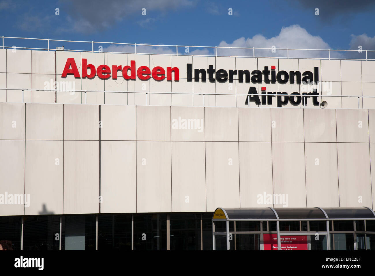 Aberdeen International Airport entrance Stock Photo Alamy