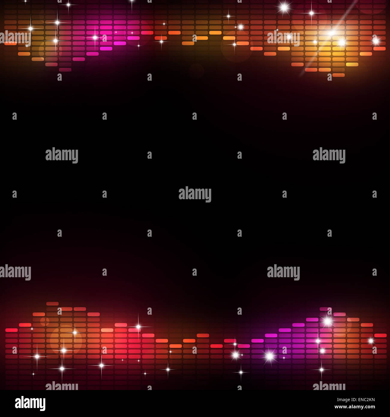 abstract disco music equalizer background for active dance events Stock Photo