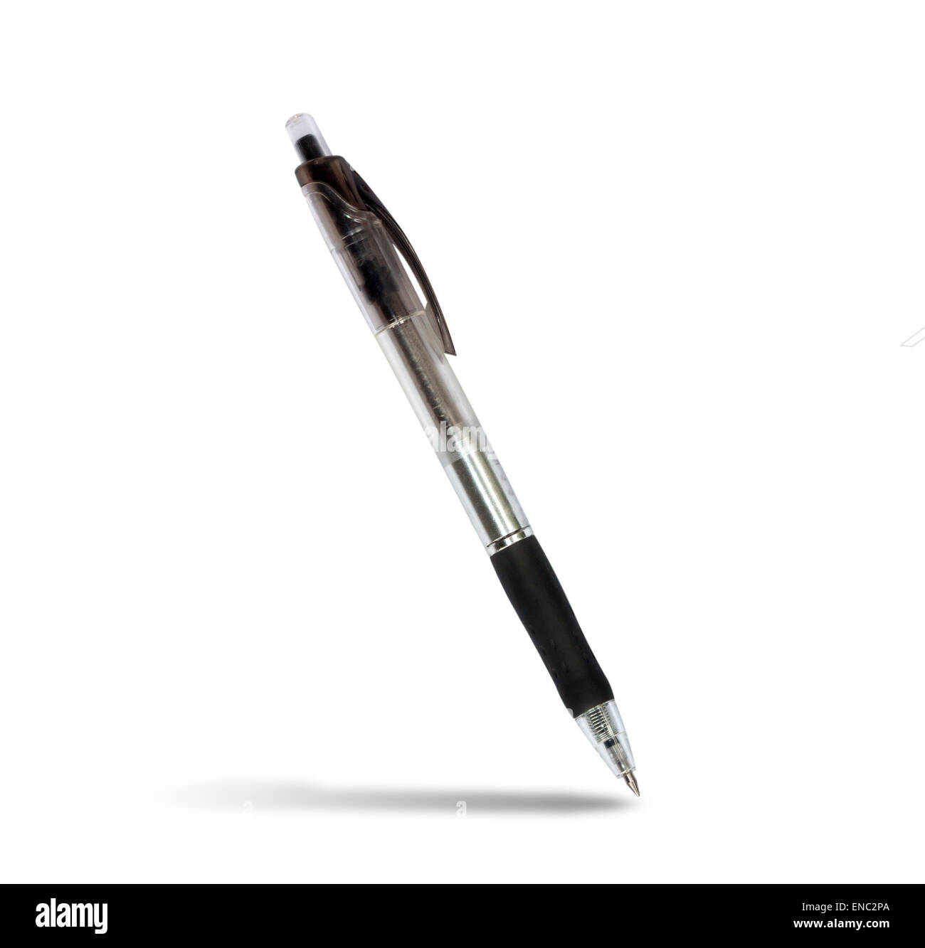 Plastic Ballpoint Pen isolated on white background Stock Photo - Alamy