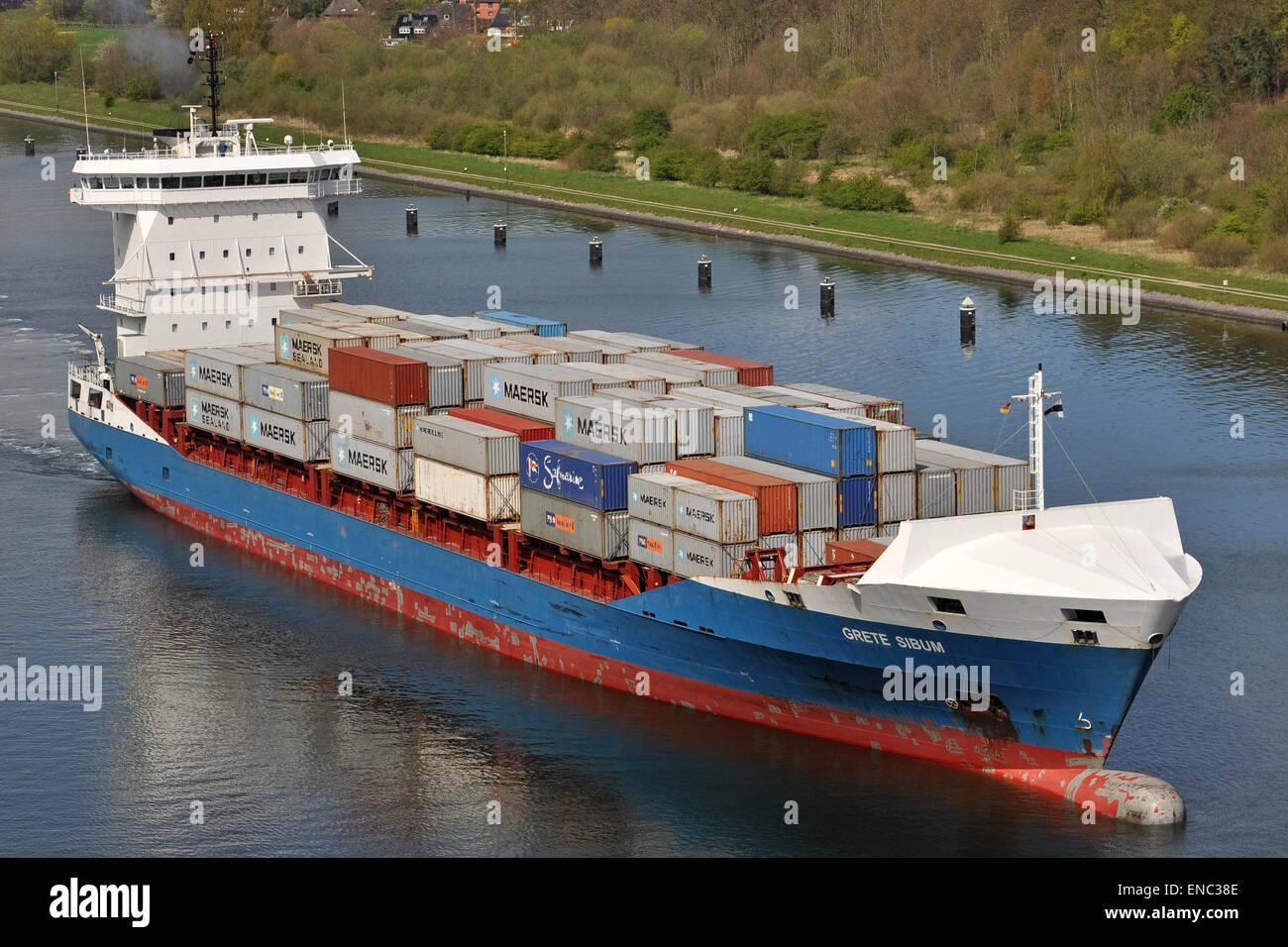 Containerfeeder Grete Sibum Stock Photo