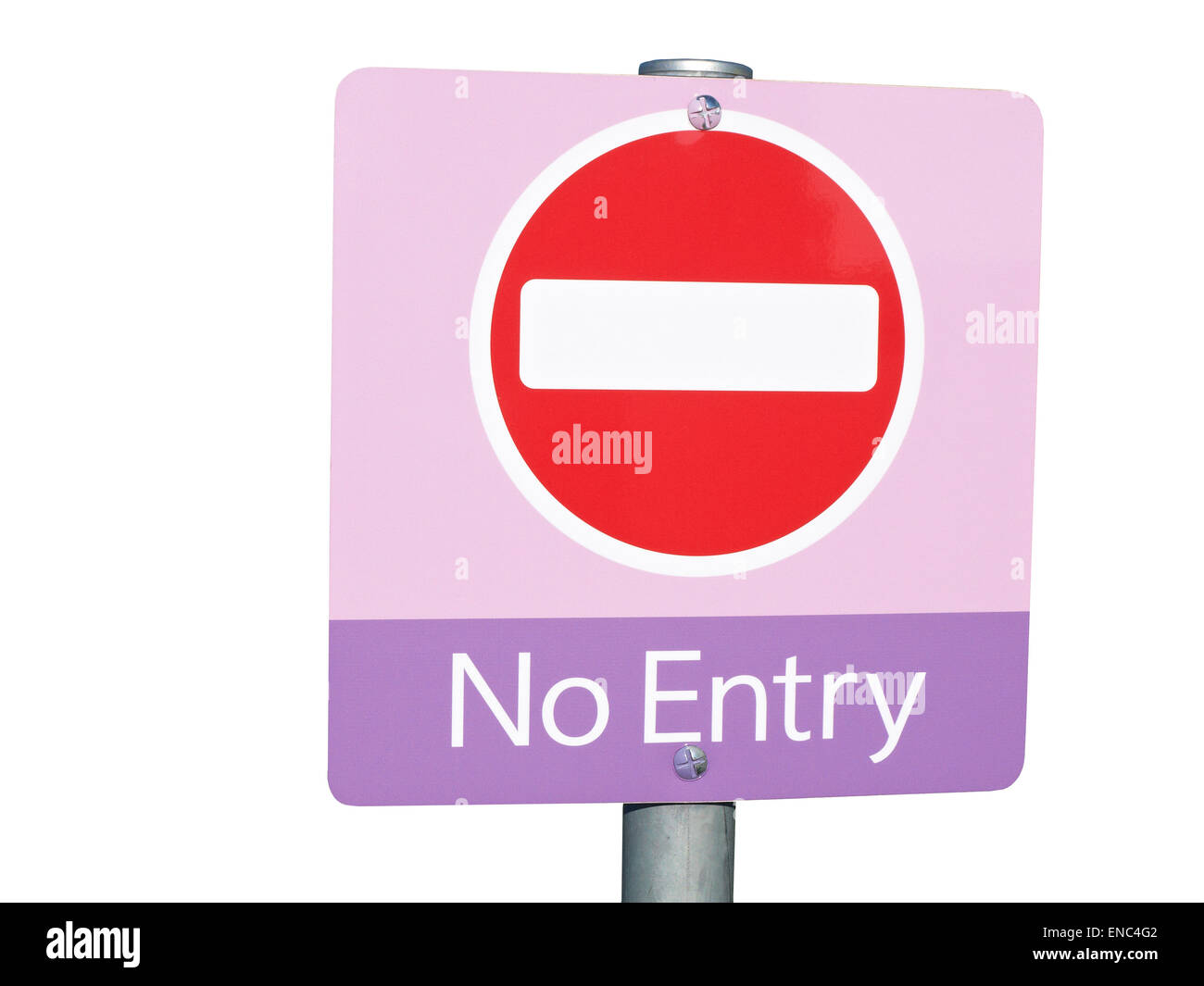 No Entry sign UK Stock Photo