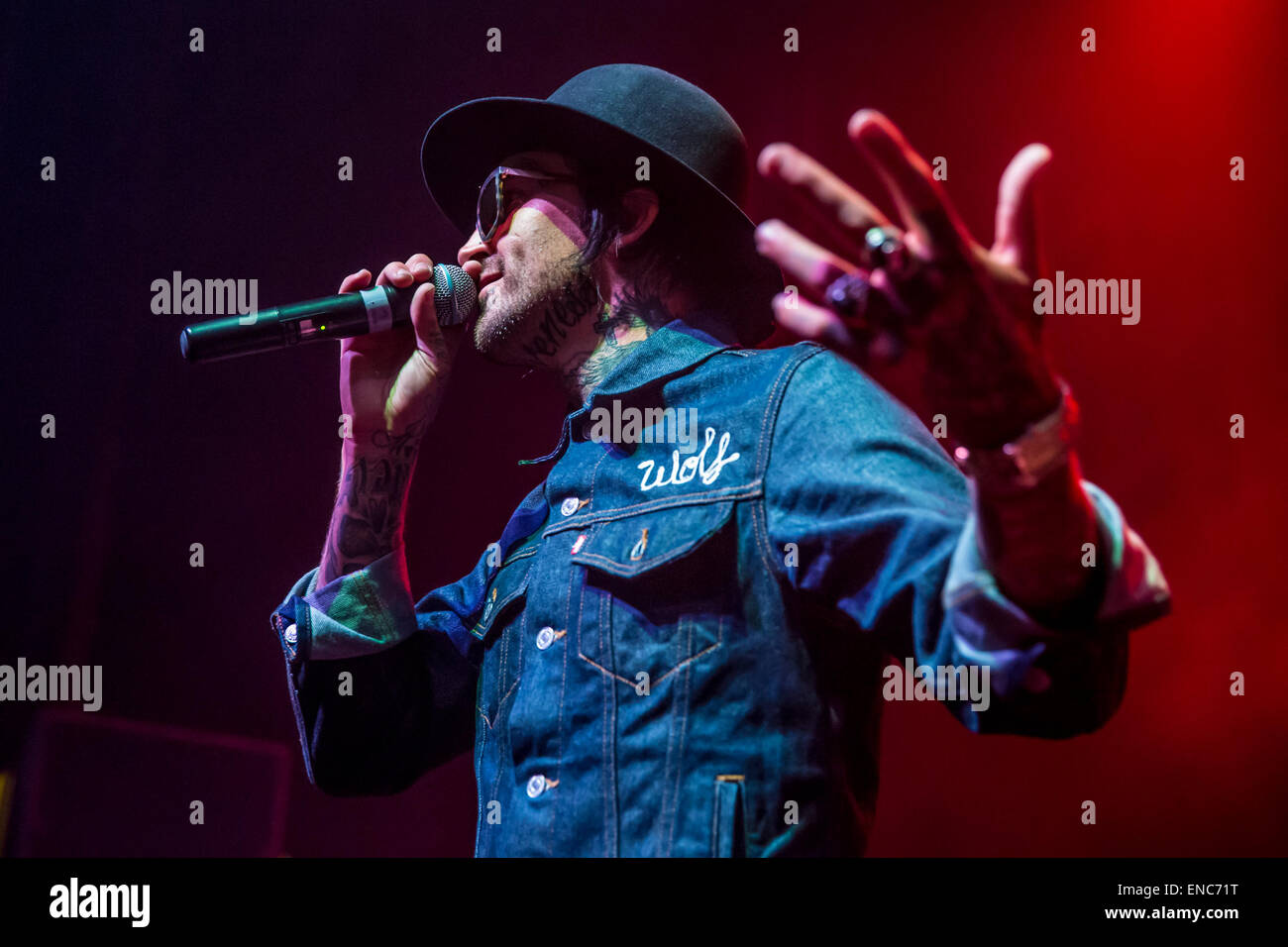 Detroit, Michigan, USA. 1st May, 2013. YELAWOLF performing on The Love Story Chapter 1 Tour at The Fillmore in Detroit, MI on May 1st 2015 © Marc Nader/ZUMA Wire/Alamy Live News Stock Photo