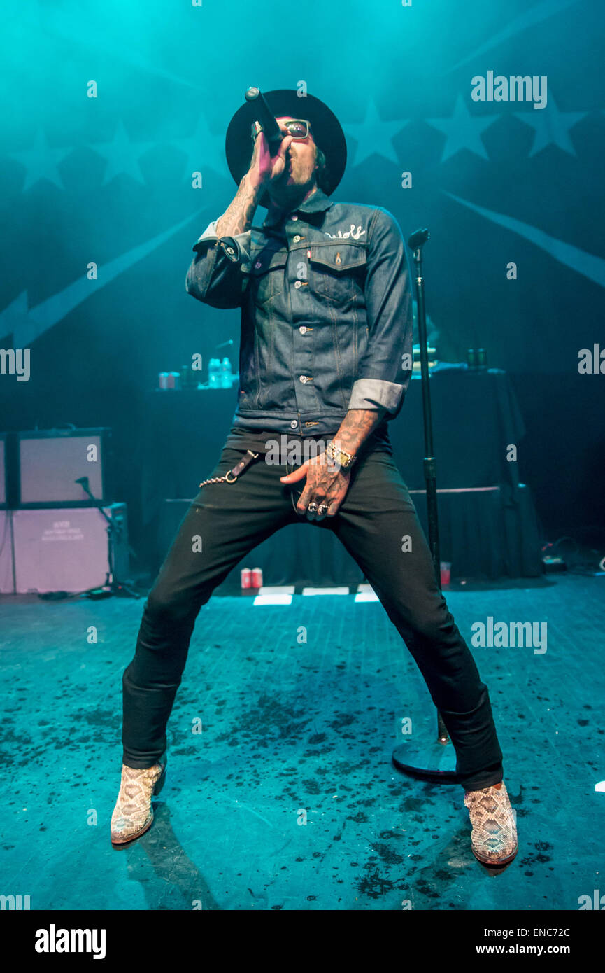 Detroit, Michigan, USA. 1st May, 2013. YELAWOLF performing on The Love Story Chapter 1 Tour at The Fillmore in Detroit, MI on May 1st 2015 © Marc Nader/ZUMA Wire/Alamy Live News Stock Photo