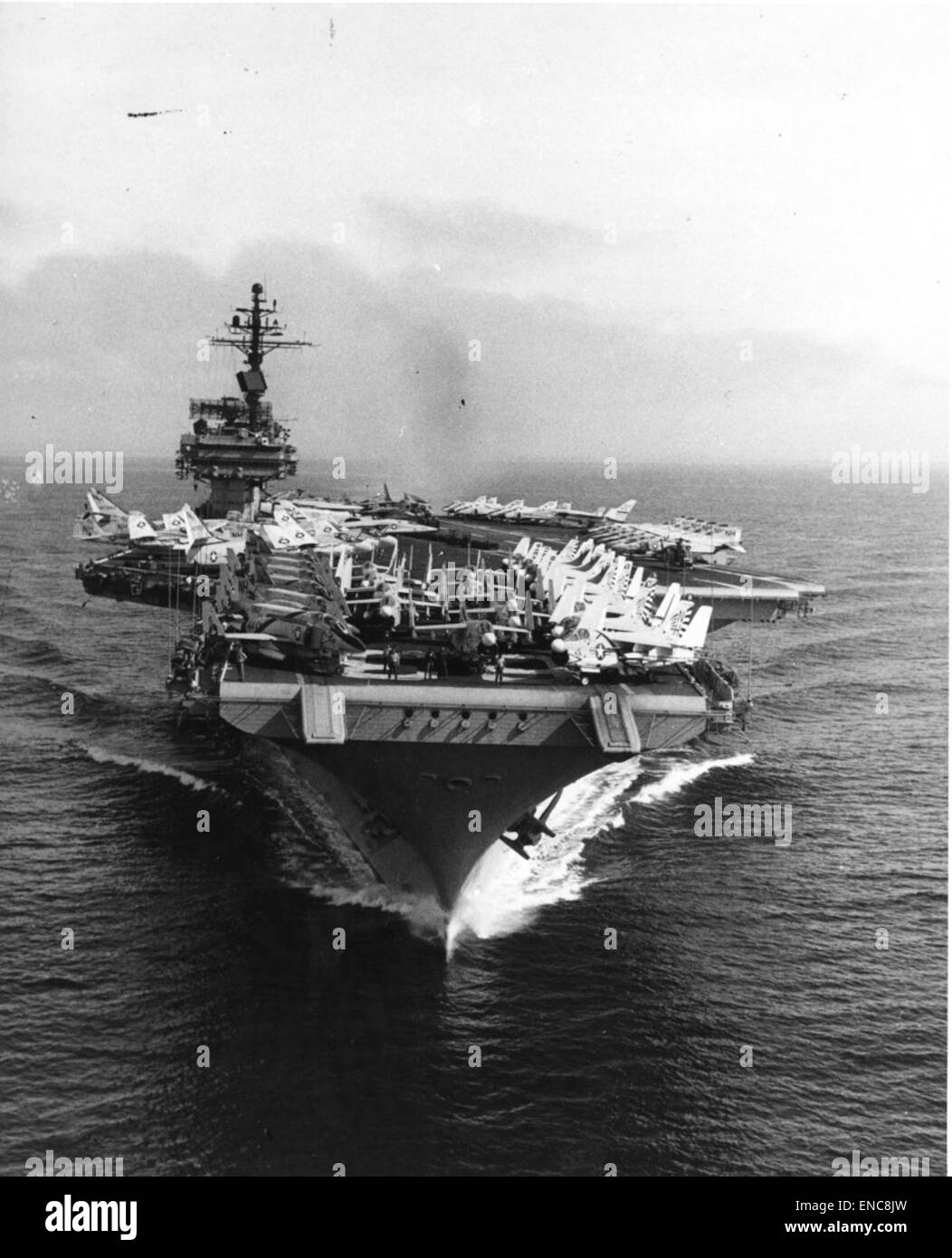 USS Kitty Hawk CVA-63  US Navy Photo Stock Photo