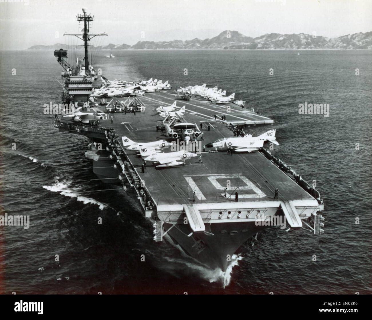 USS RANGER CVA 61- USN Navy ca.1966  Naval Ship Photo Print 