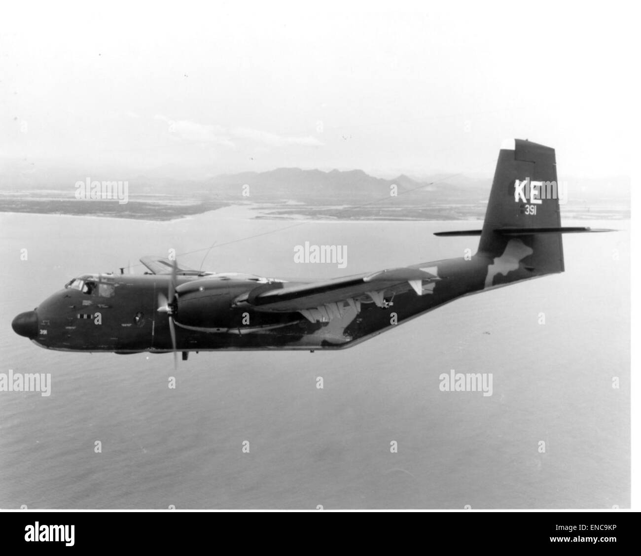The C-7A, a versatile military transport aircraft, designed for rapid ...