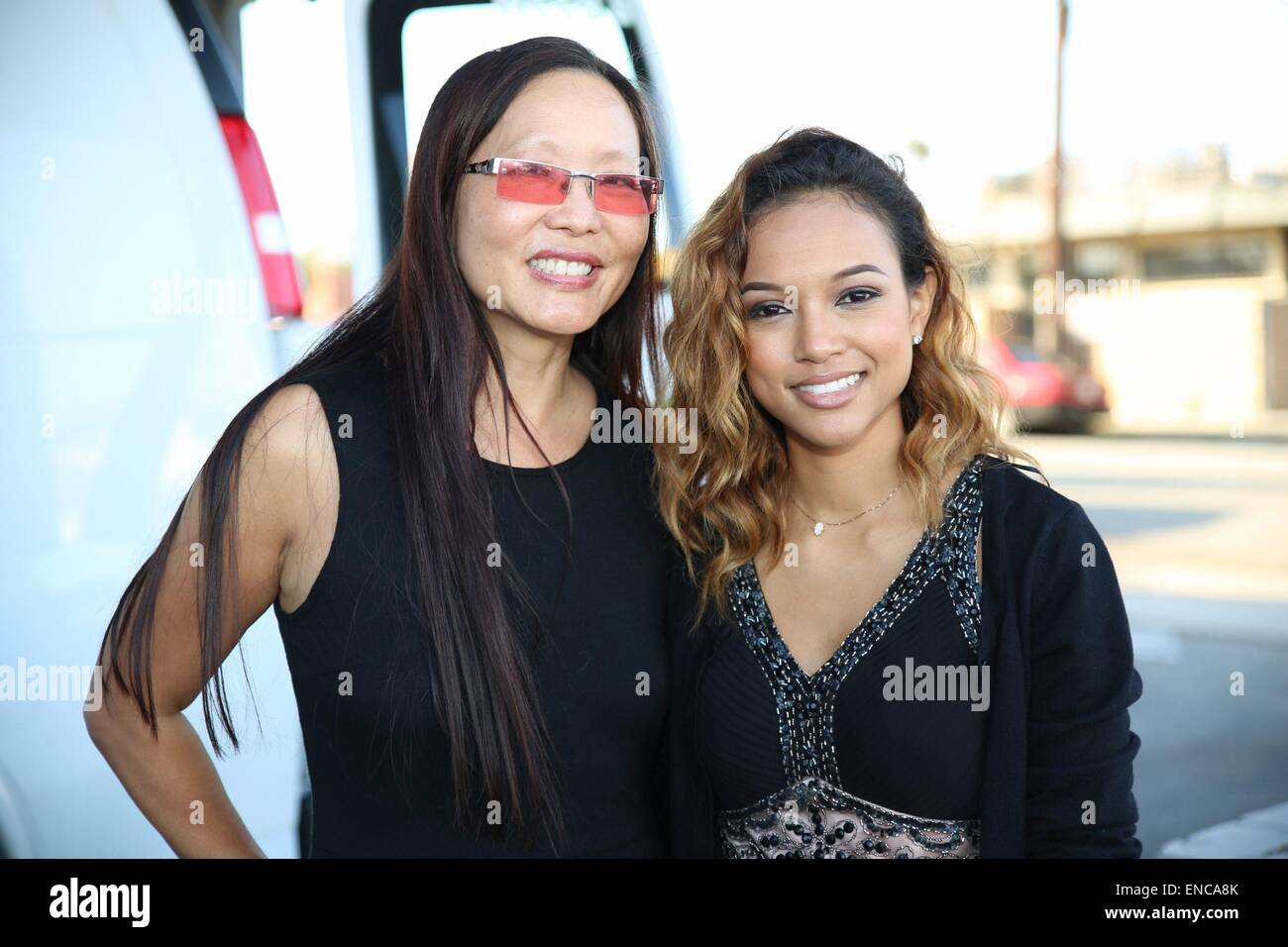 Press day for the Emmy nominated web series 'The Bay'  Featuring: Karrueche Tran Where: Los Angeles, California, United States When: 28 Oct 2014 Stock Photo