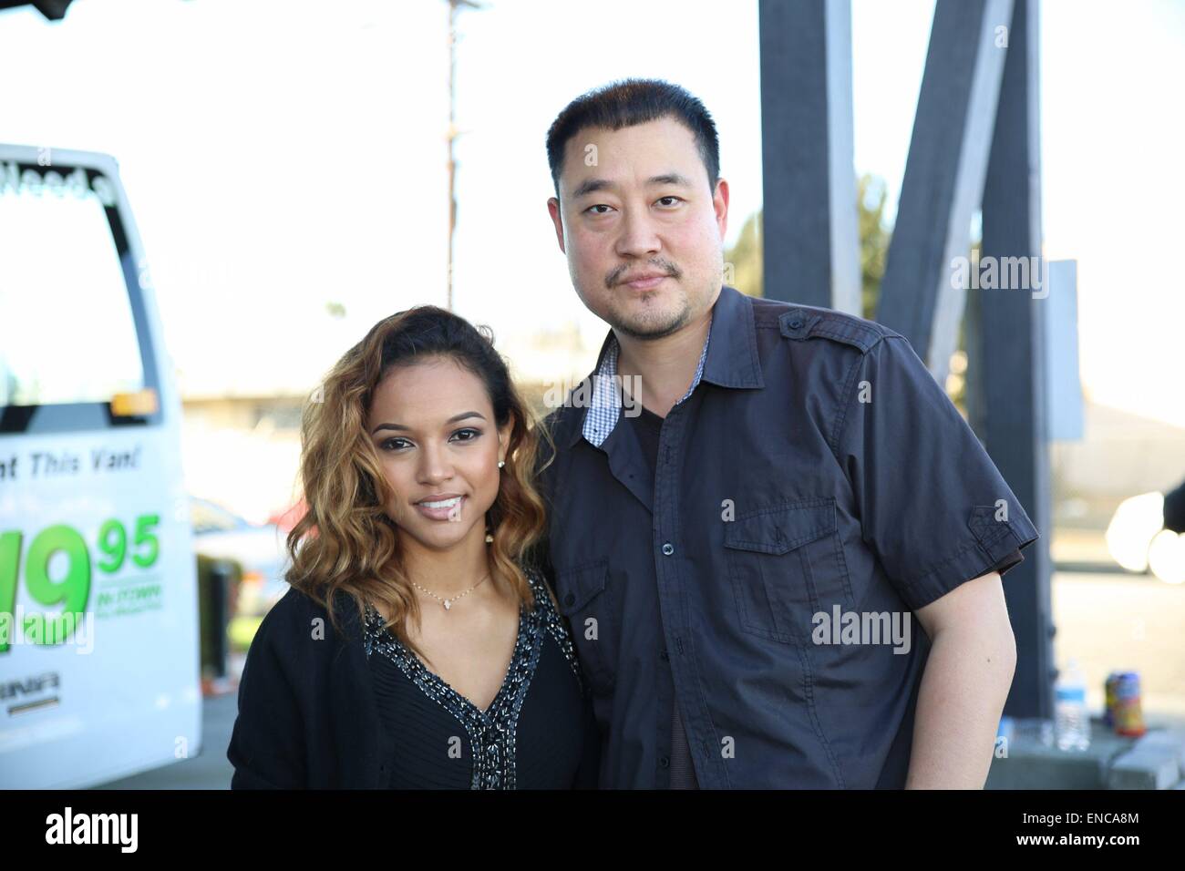 Press day for the Emmy nominated web series 'The Bay'  Featuring: Karrueche Tran Where: Los Angeles, California, United States When: 28 Oct 2014 Stock Photo