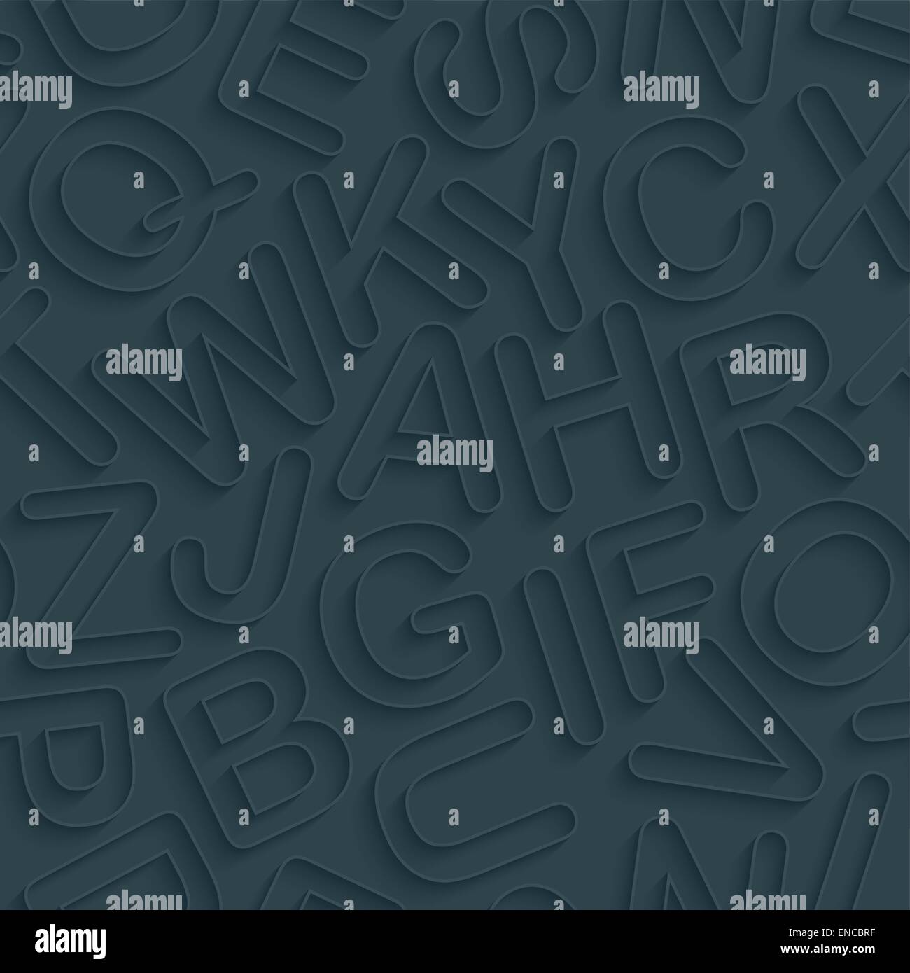 Dark perforated paper. Seamless (tileable) 3d background.  Editable vector EPS10. See similar patterns in my portfolio. Stock Vector