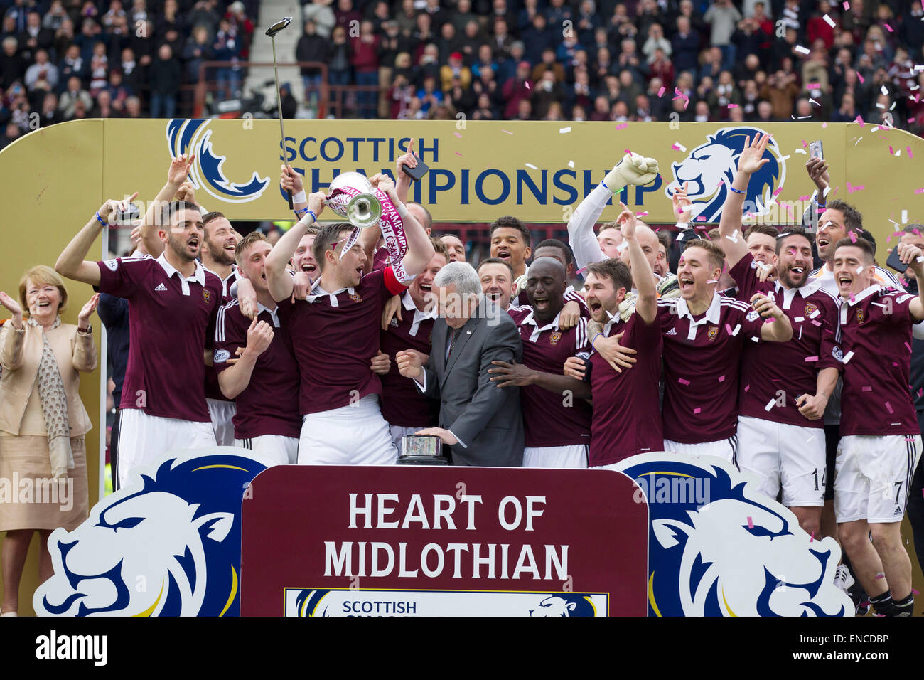 Scottish championship trophy football hires stock photography and