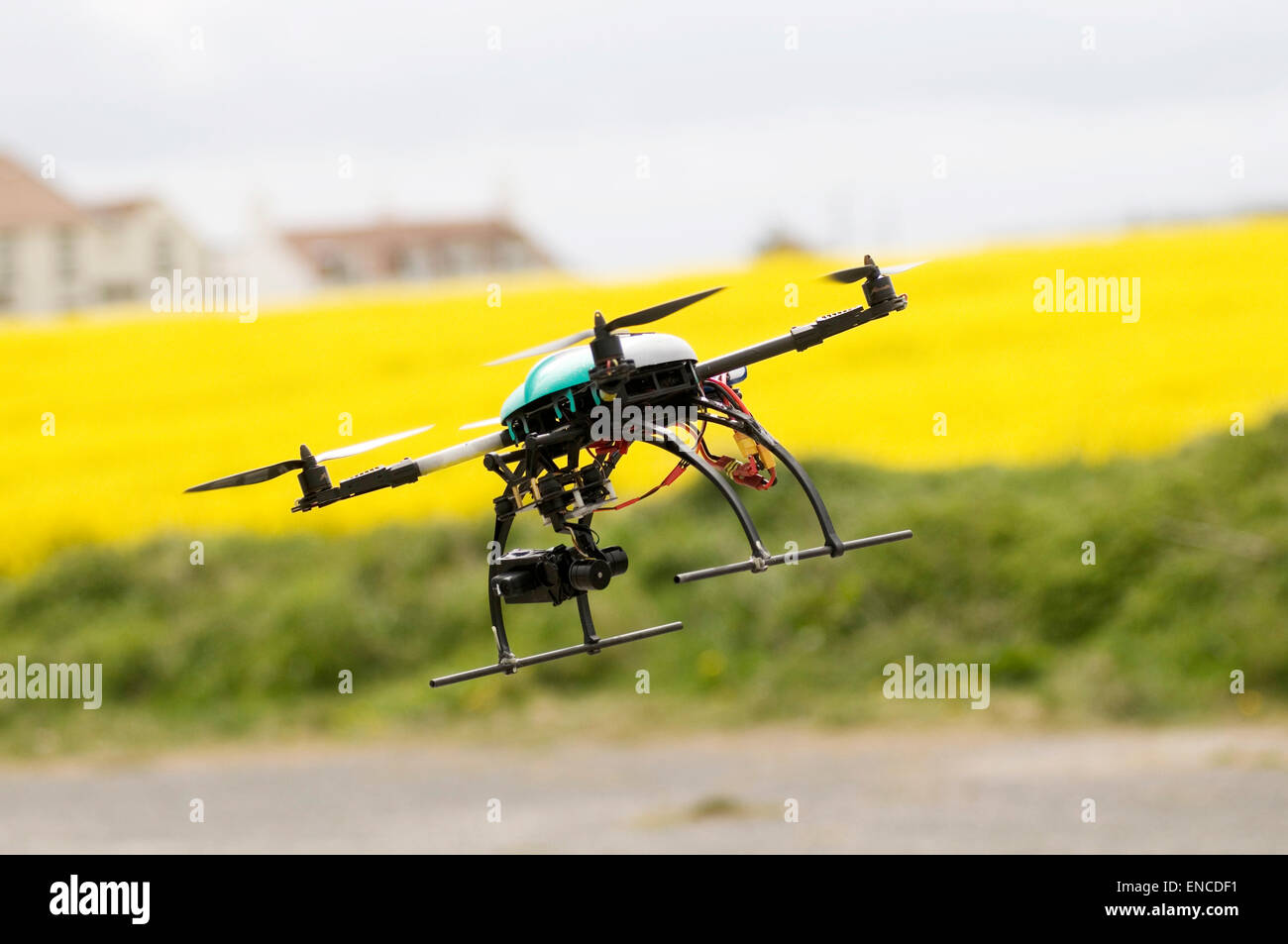 Drone drones camera video platform flying fly licensed operator photography photograph photographs videos privacy law laws publi Stock Photo