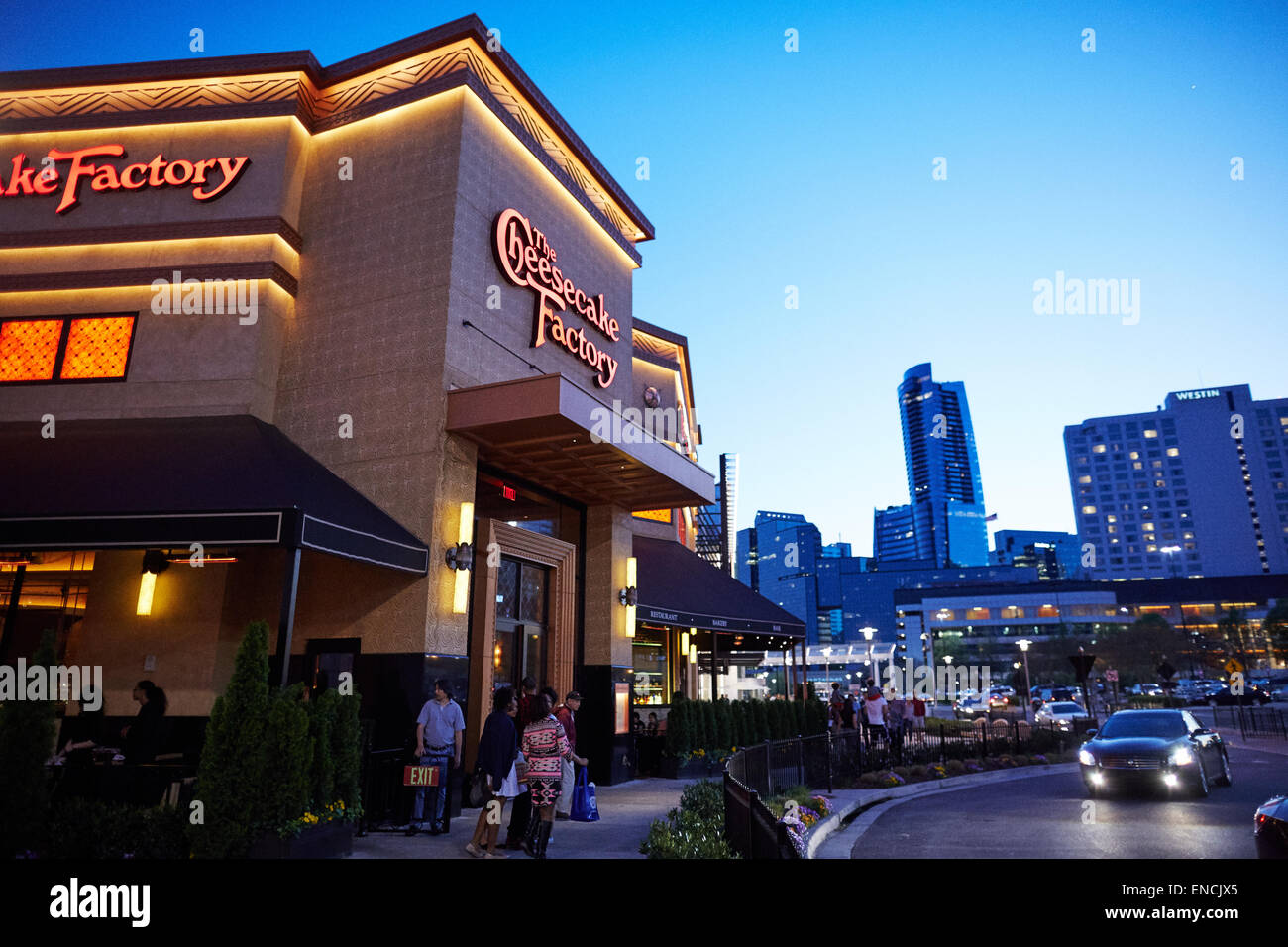 Downtown Atlanta in Georga USA 3393 Peachtree Rd, Atlanta Cheesecake  Factory restaurant at Mall at Lenox Square is an upscale Stock Photo - Alamy