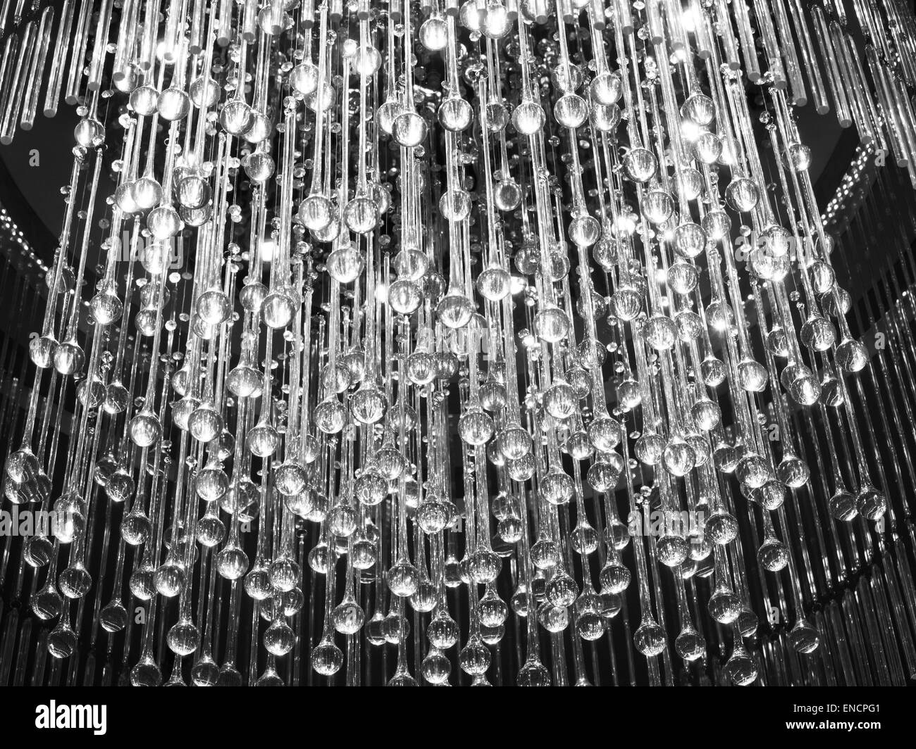 crystal chandelier Stock Photo