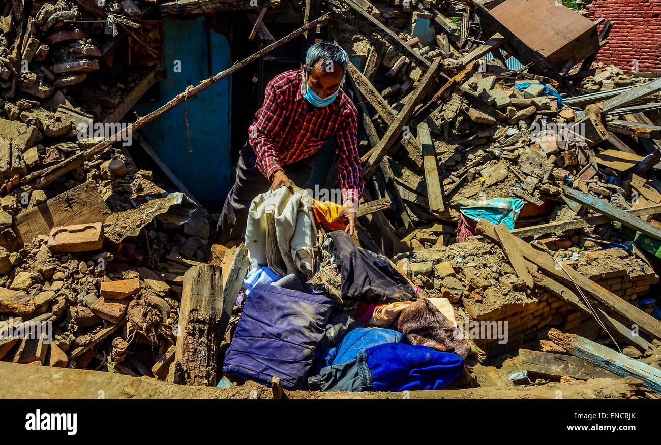 Nepal earthquake 2015 sankhu hi-res stock photography and images - Alamy