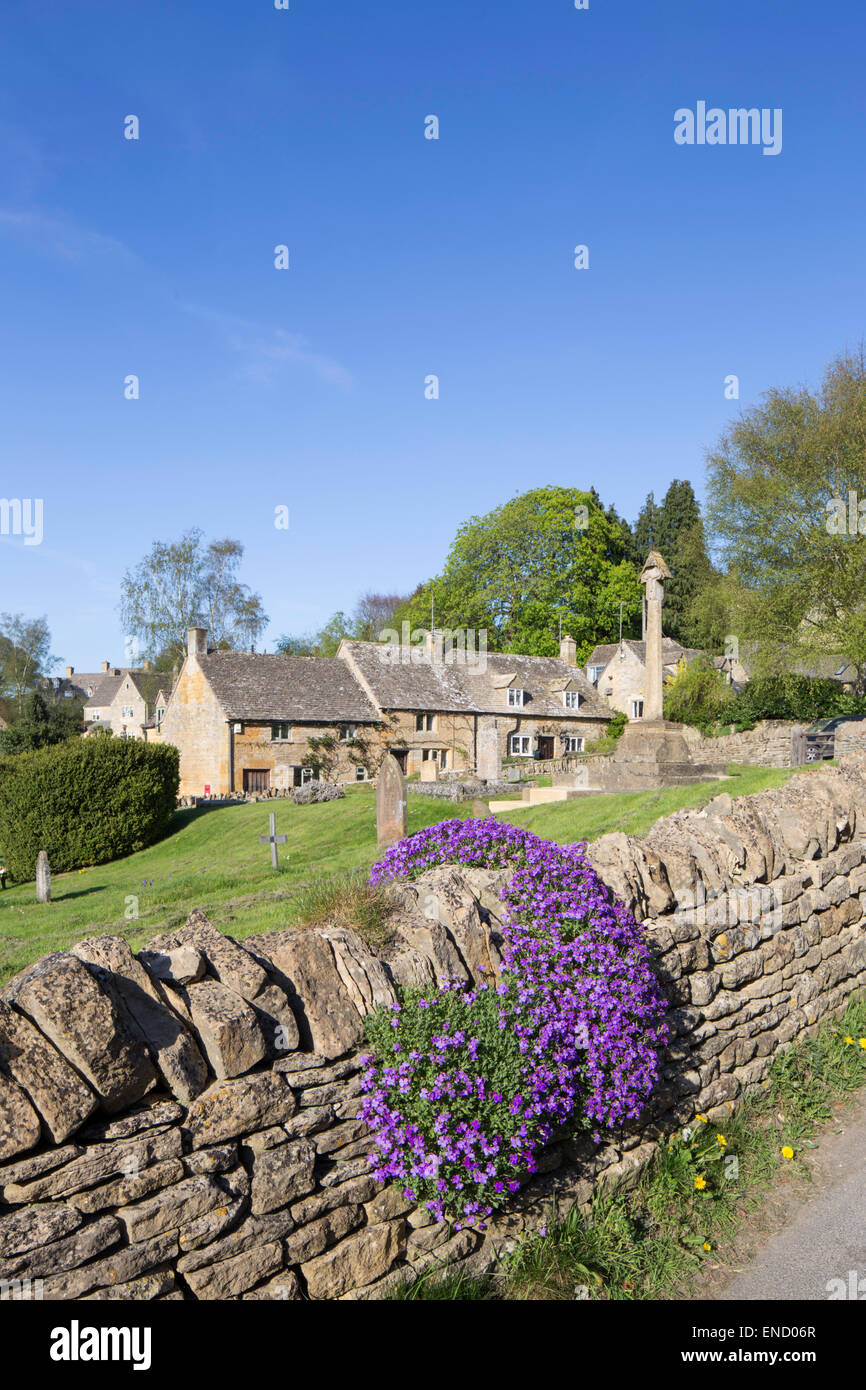 The Cotswold village of Snowshill in early morning light, Gloucestershire, England, UK Stock Photo